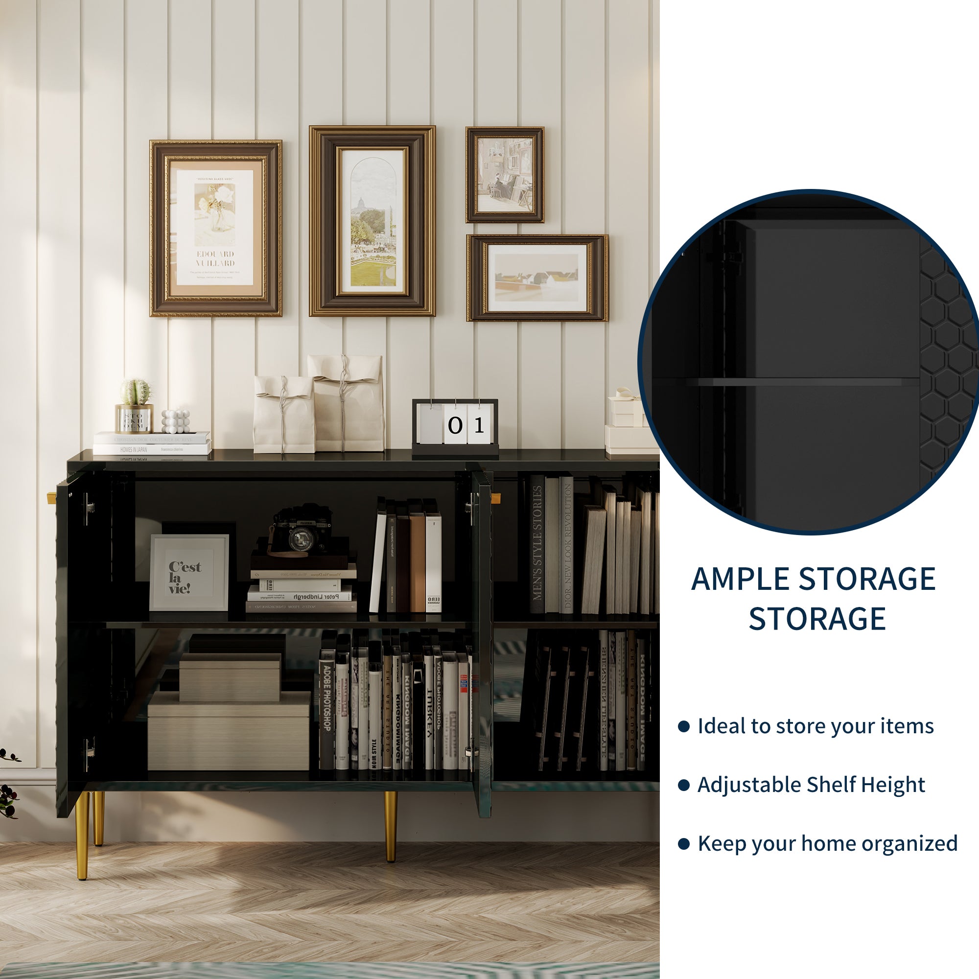 Boyel Living BL-0013M-BK Utility-Storage-Cabinets - View #7