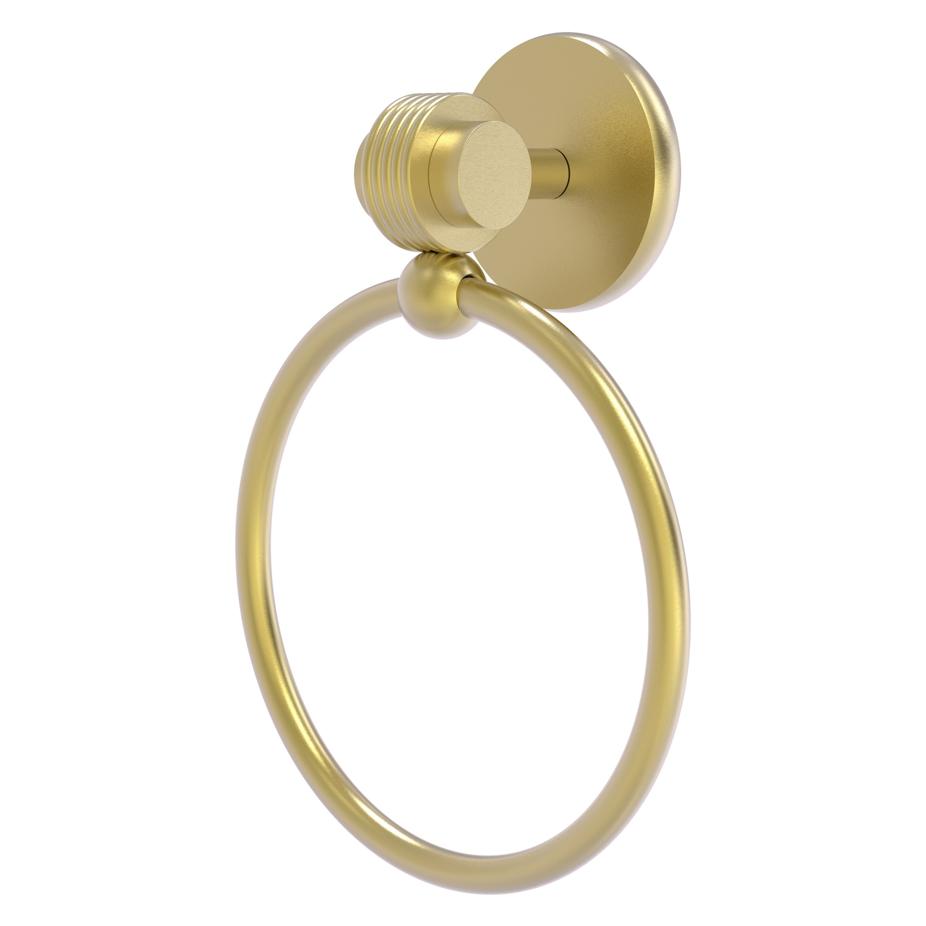 Allied Brass 7216G-SBR Satellite Orbit Two Satin Brass Wall mount Single Towel Ring