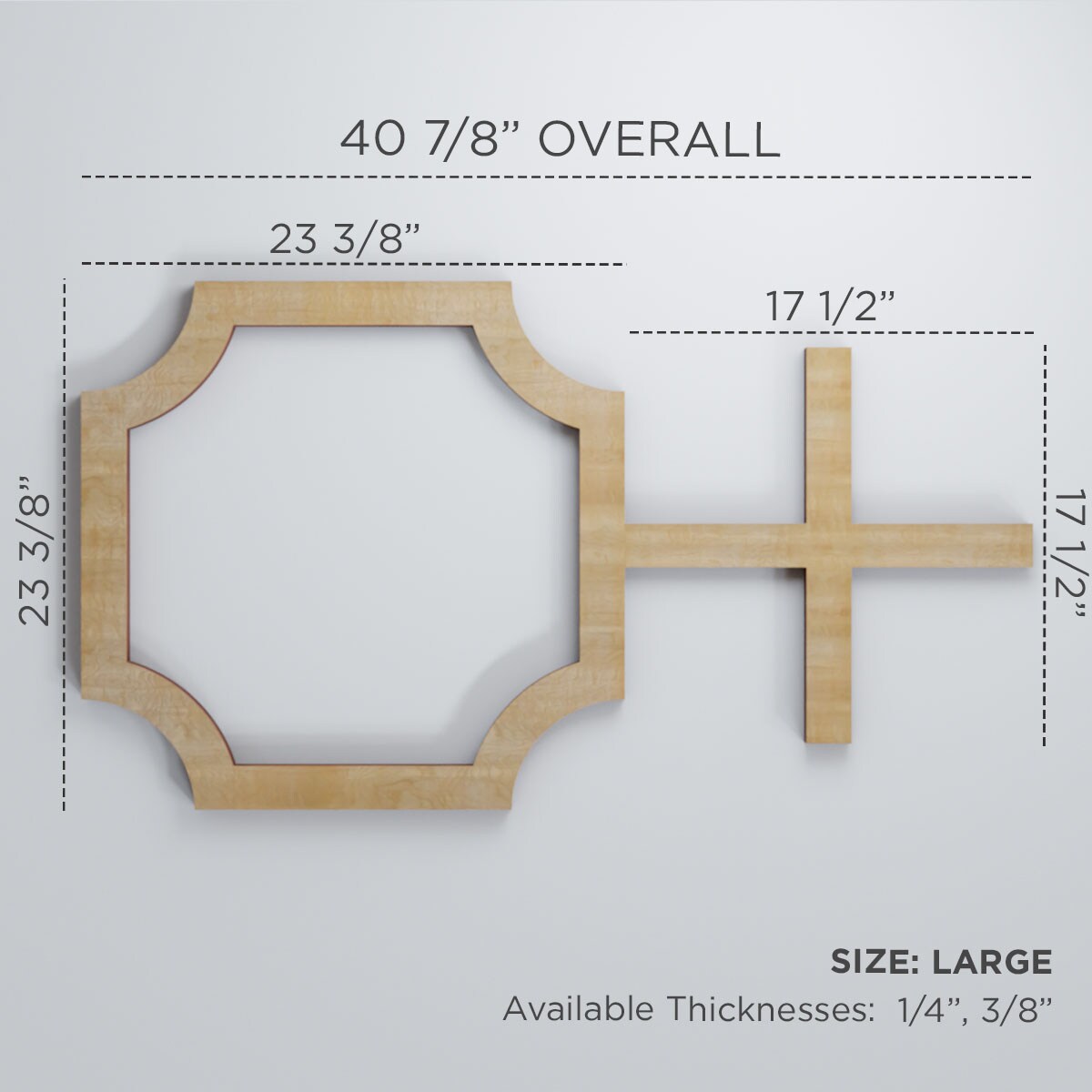 Ekena Millwork WALW24X24X0250BRDMF Wall-Panels - View #3