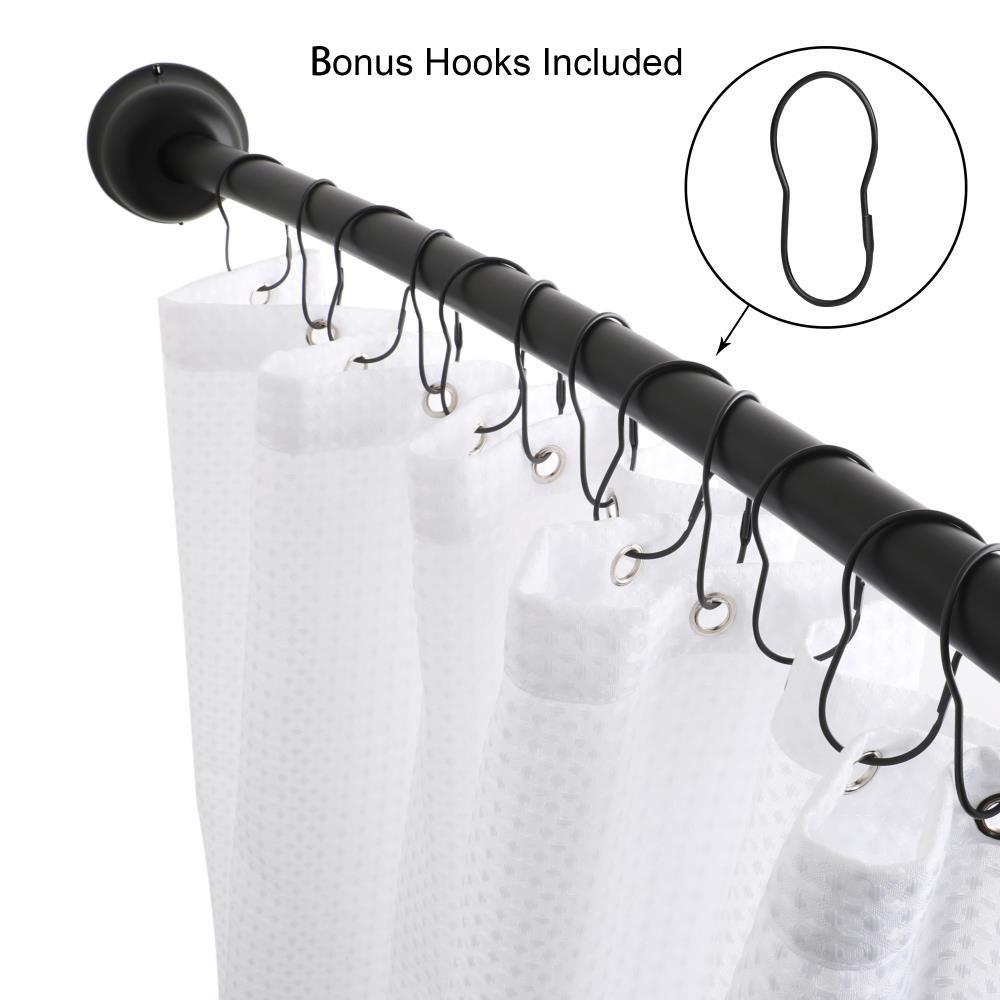 Utopia Alley Deco Flat Double Roller Shower Curtain Hooks,, 46% OFF