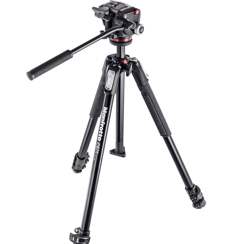 Manfrotto TCNCD386877  Distribution MAN-MK190X3-2W 2 watt 190X3 Three Section Tripod with MHXPro-2W Fluid Head