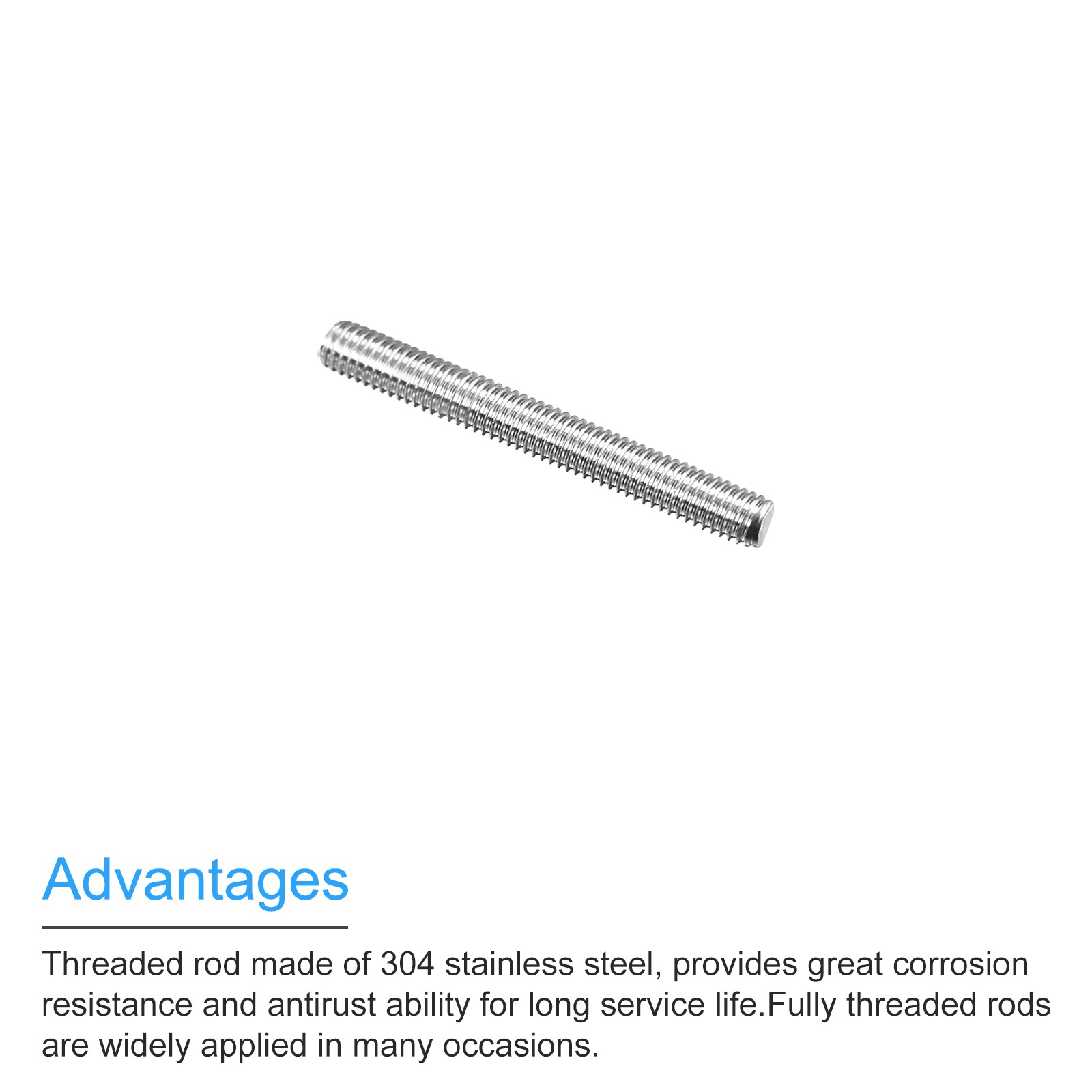 Unique Bargains S26031900UX2333 Threaded-Rod - View #4