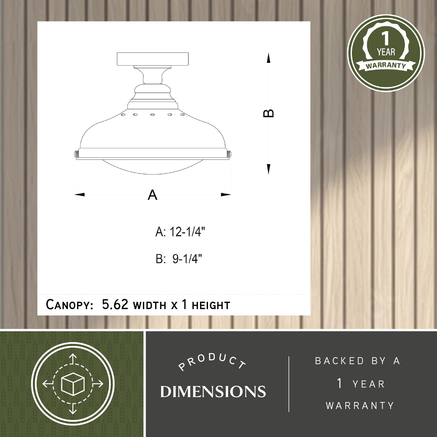 Keenan Oil Rubbed Bronze 12" Glass Bowl Ceiling Light