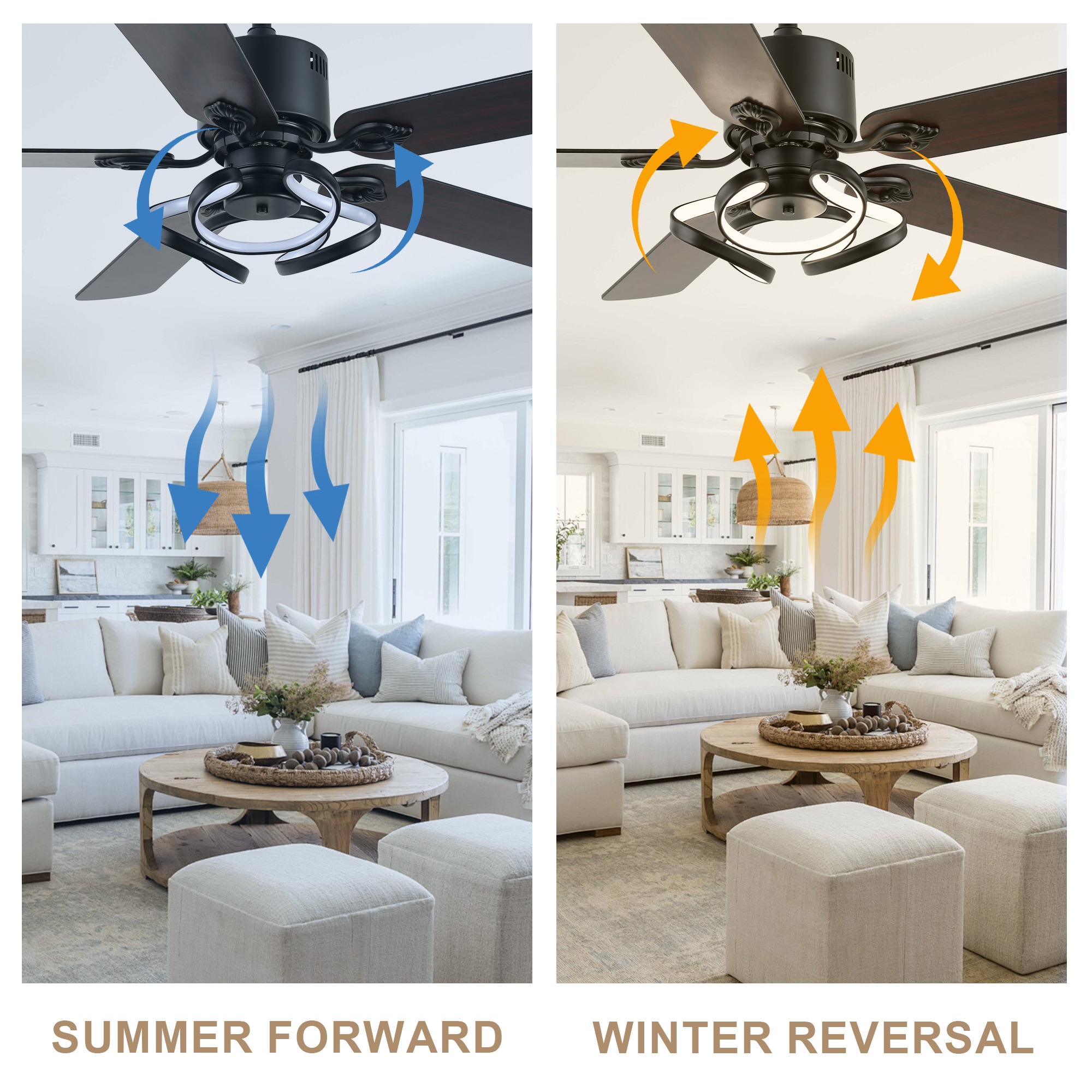 Bella Depot DCFSD5217-B Ceiling-Fans - View #8