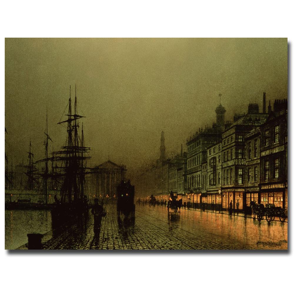 Trademark Fine Art Framed 18-in H x 24-in W Landscape Print on Canvas in  the Wall Art department at