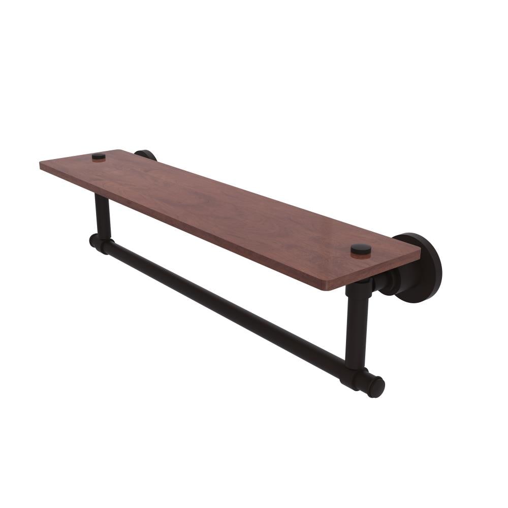 Allied Brass WS-1TB-22-IRW-ORB Washington Square Oil-rubbed Bronze Wall mount Bathroom Shelf ( 22-in x 4-in x 5-in )