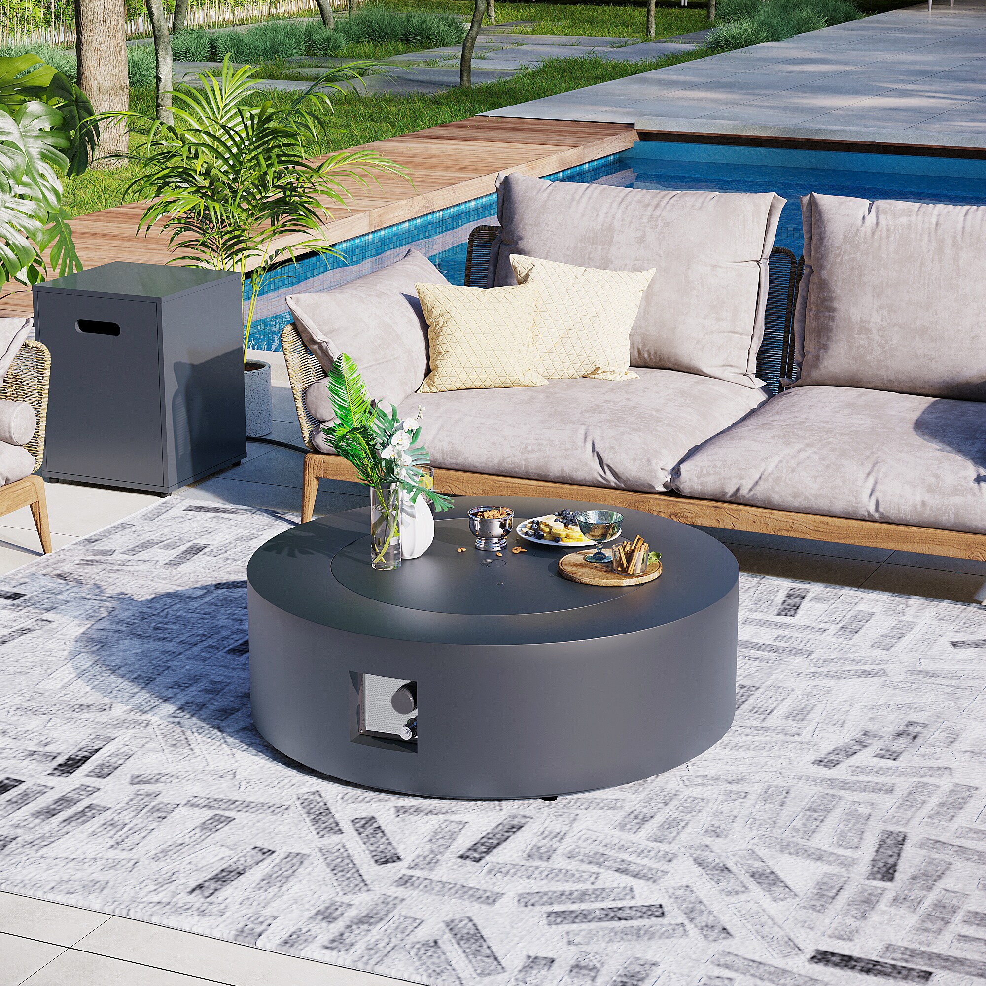 Patio Watcher 42TP-GREY-DK-BLZWST Outdoor-Gas-Firepits - View #3