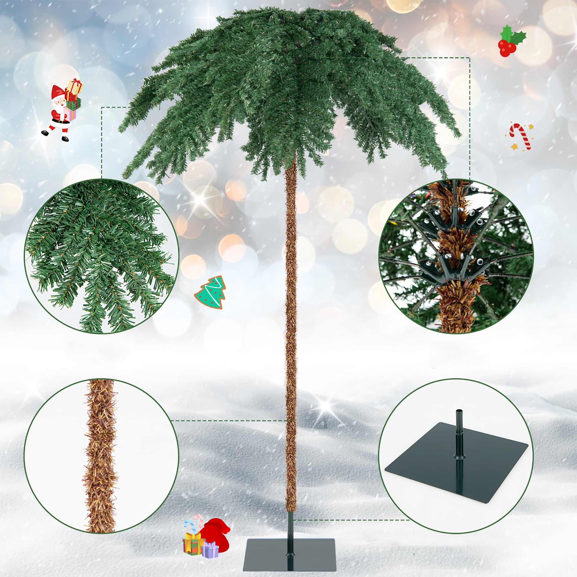 Costway CM24028US Artificial-Christmas-Trees - View #2
