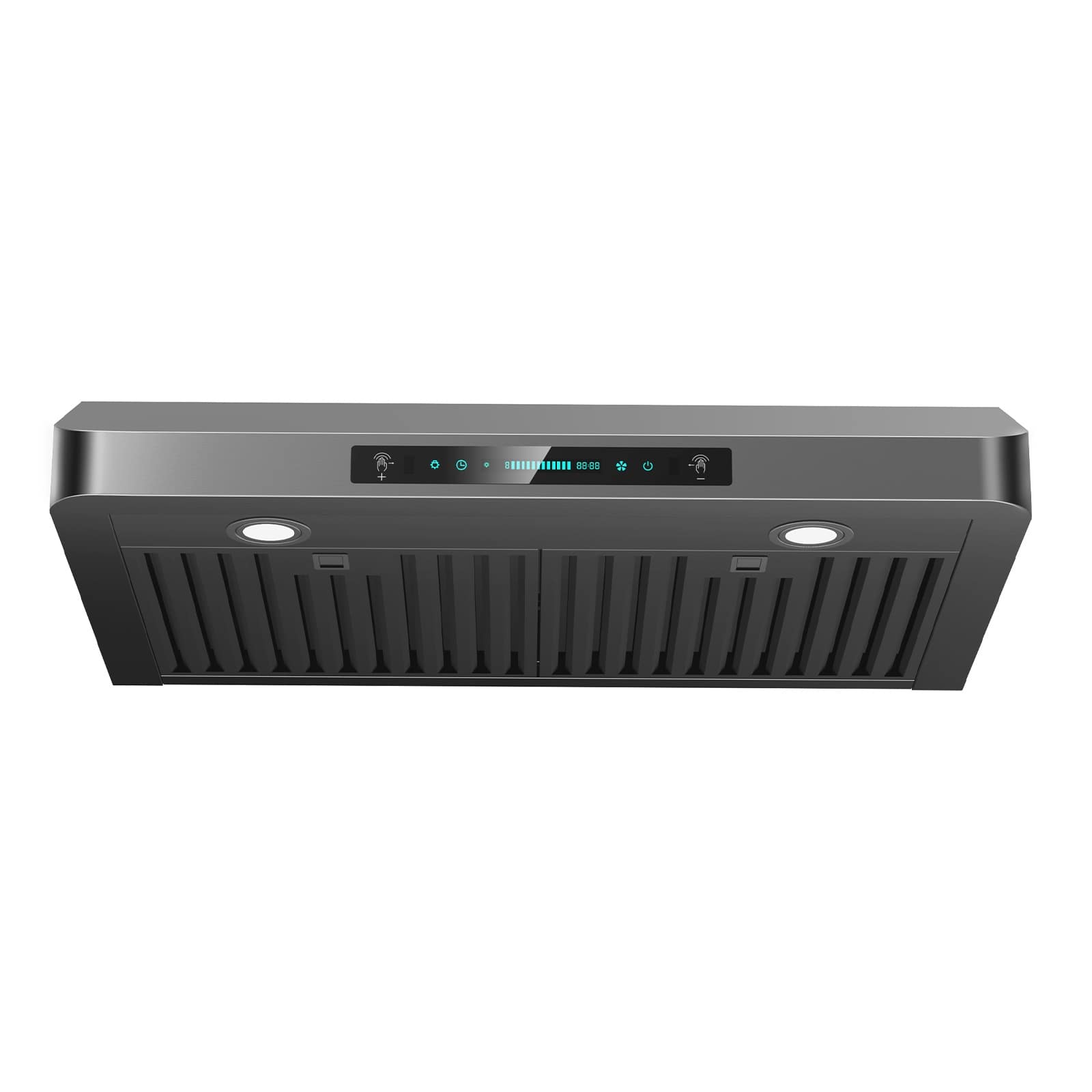 DIVAN DHC01-30B-GC 30IN 900CFM Under Cabinet Stainless Range Hood Kitchen Vent Hood with 4-Speed Gesture Control