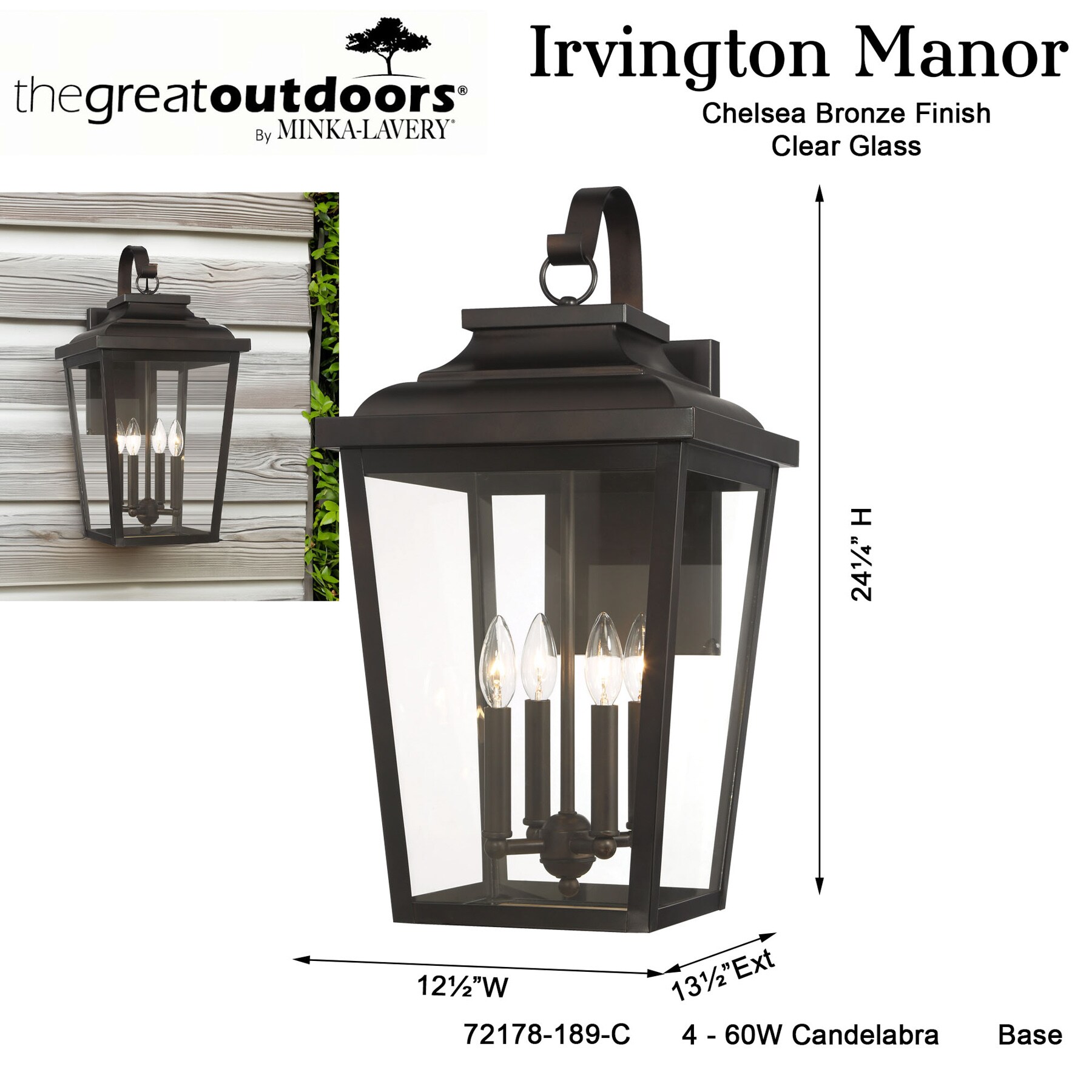 The Great Outdoors 72178-189-C Outdoor-Wall-Lighting - View #7