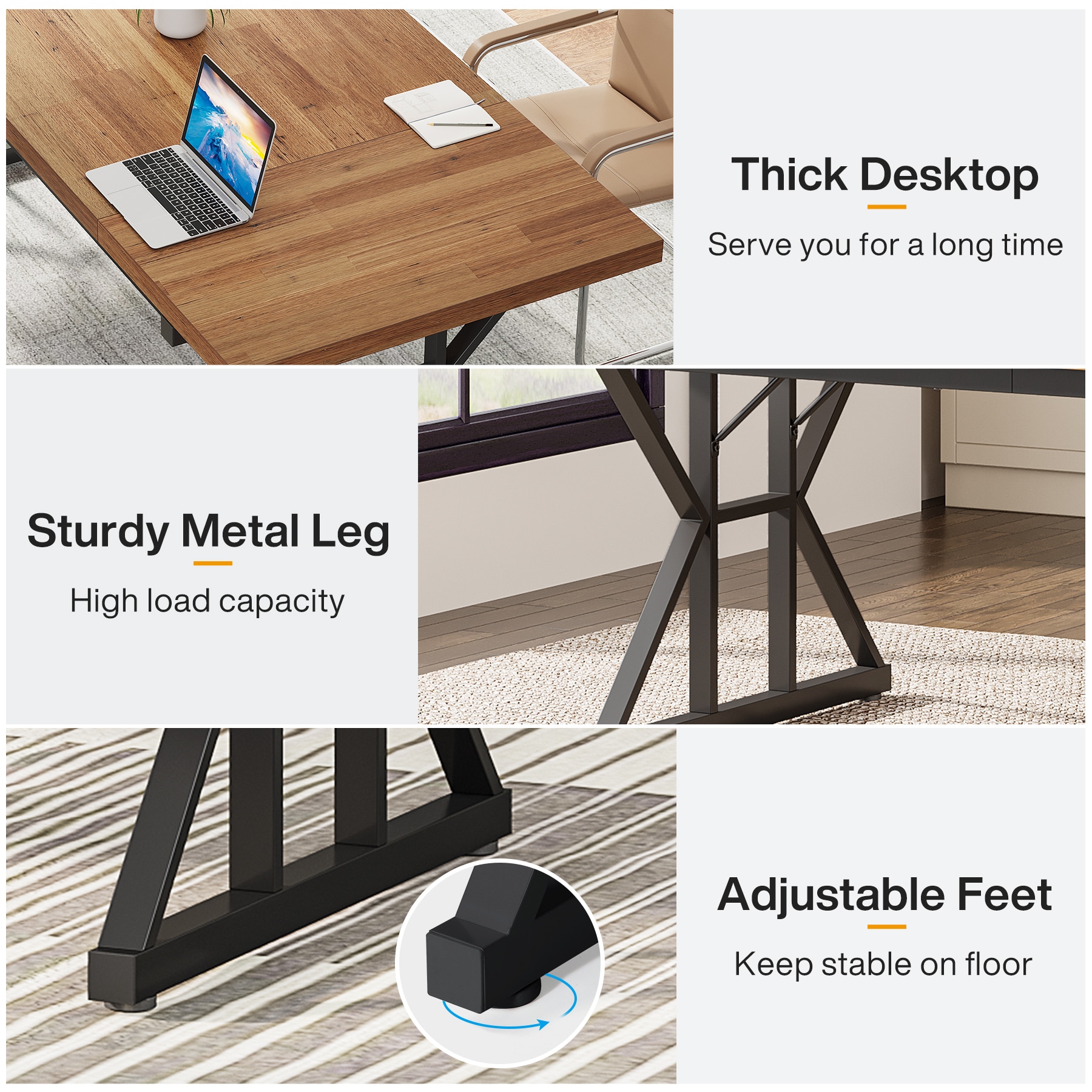 Tribesigns LWFD-JW0904 Office-Tables - View #5