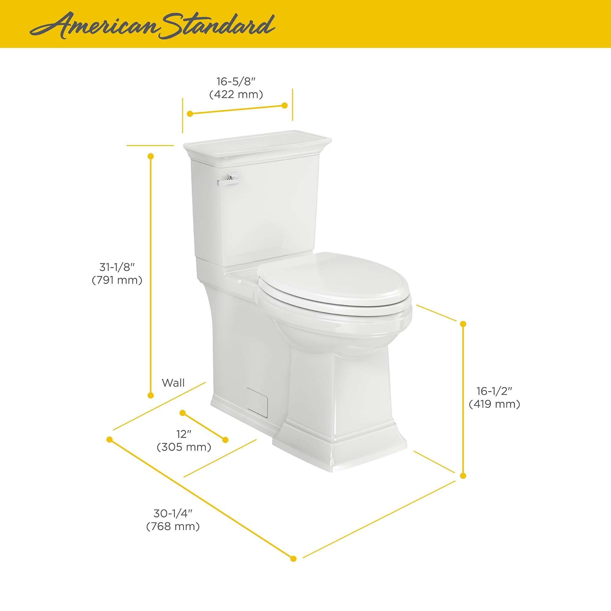 American Standard 281AA104.222 toilets - View #4
