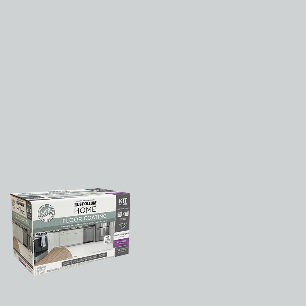 Rust-Oleum 363692T Home Floor Coating Oyster Shell Semi-gloss Interior Porch and Floor paint ( Kit )