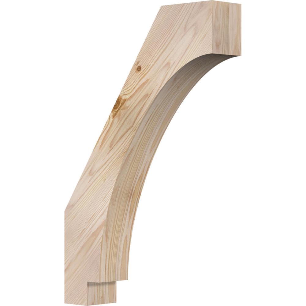 Ekena Millwork BRC04X16X24IMP00SDF 3-1/2-in x 16-in x 24-in Douglas Fir Unfinished Wood Imperial Smooth