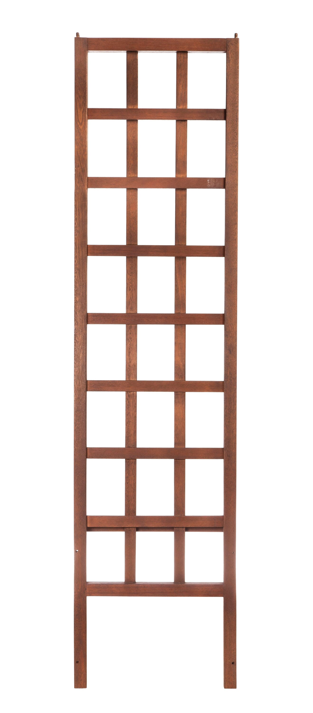 89" Tall Black Metal Trellis with Three Planters