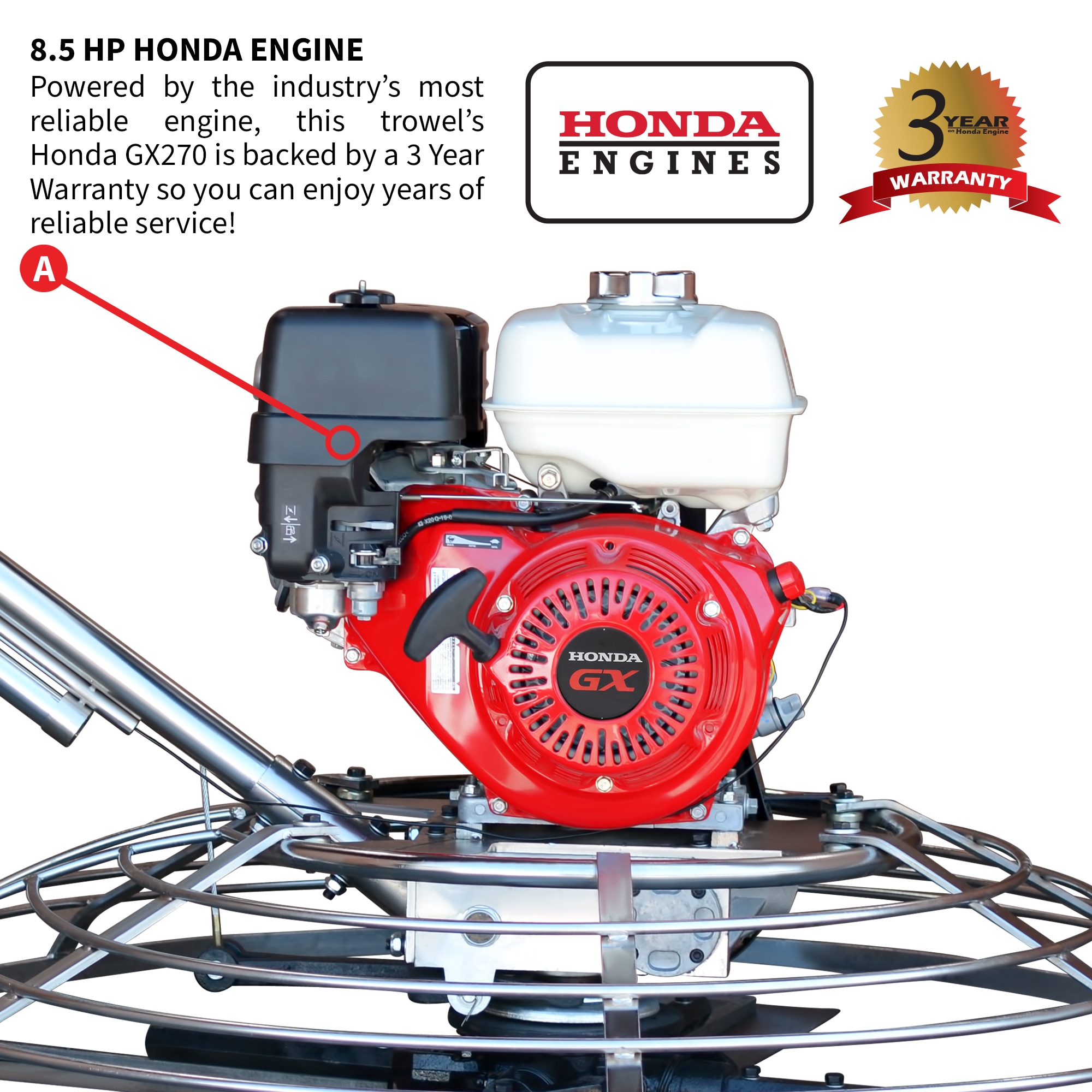 Tomahawk Power TPT46H-270 Power-Trowels - View #3