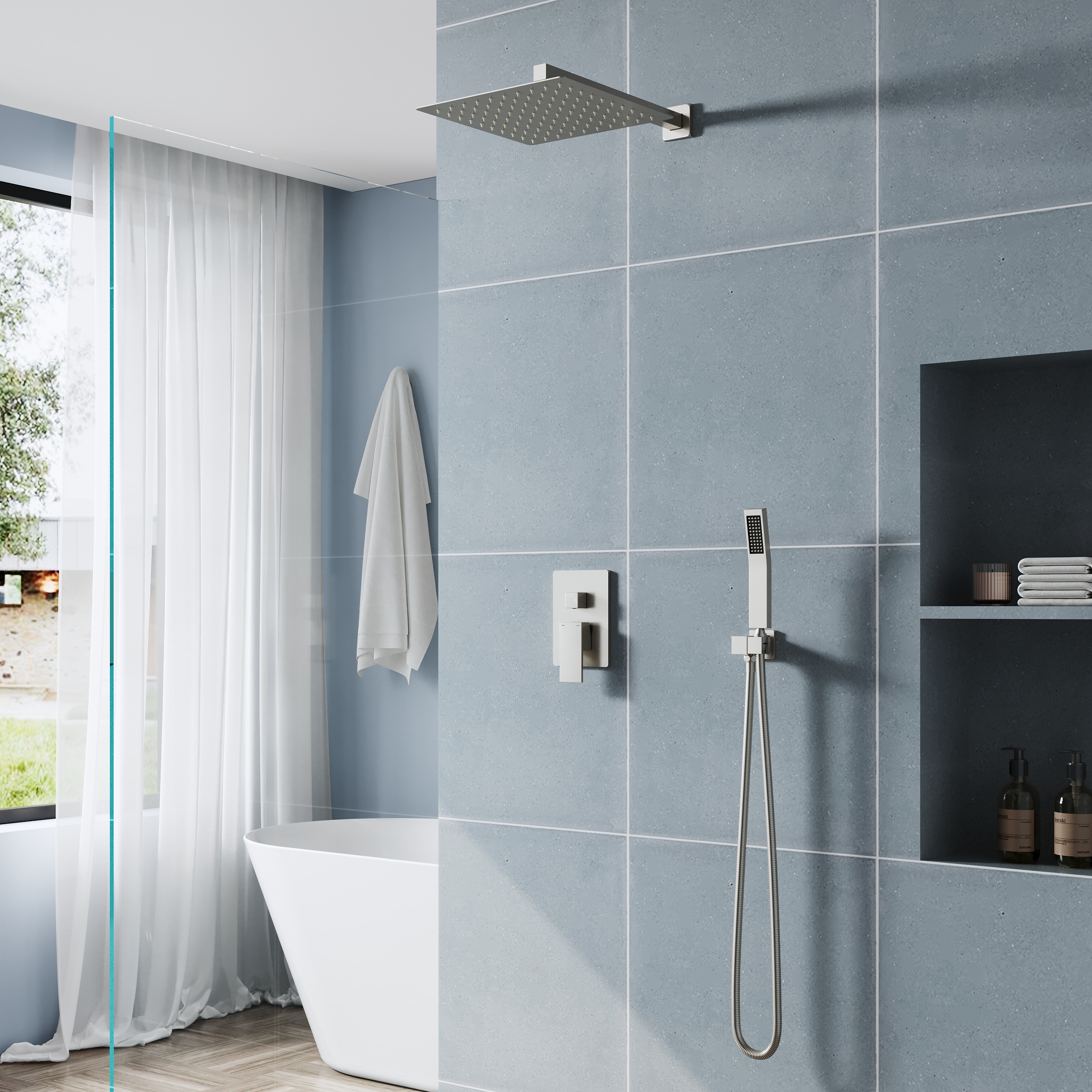 WELLFOR DTG-803S12BN Tub-Shower-Faucets - View #2