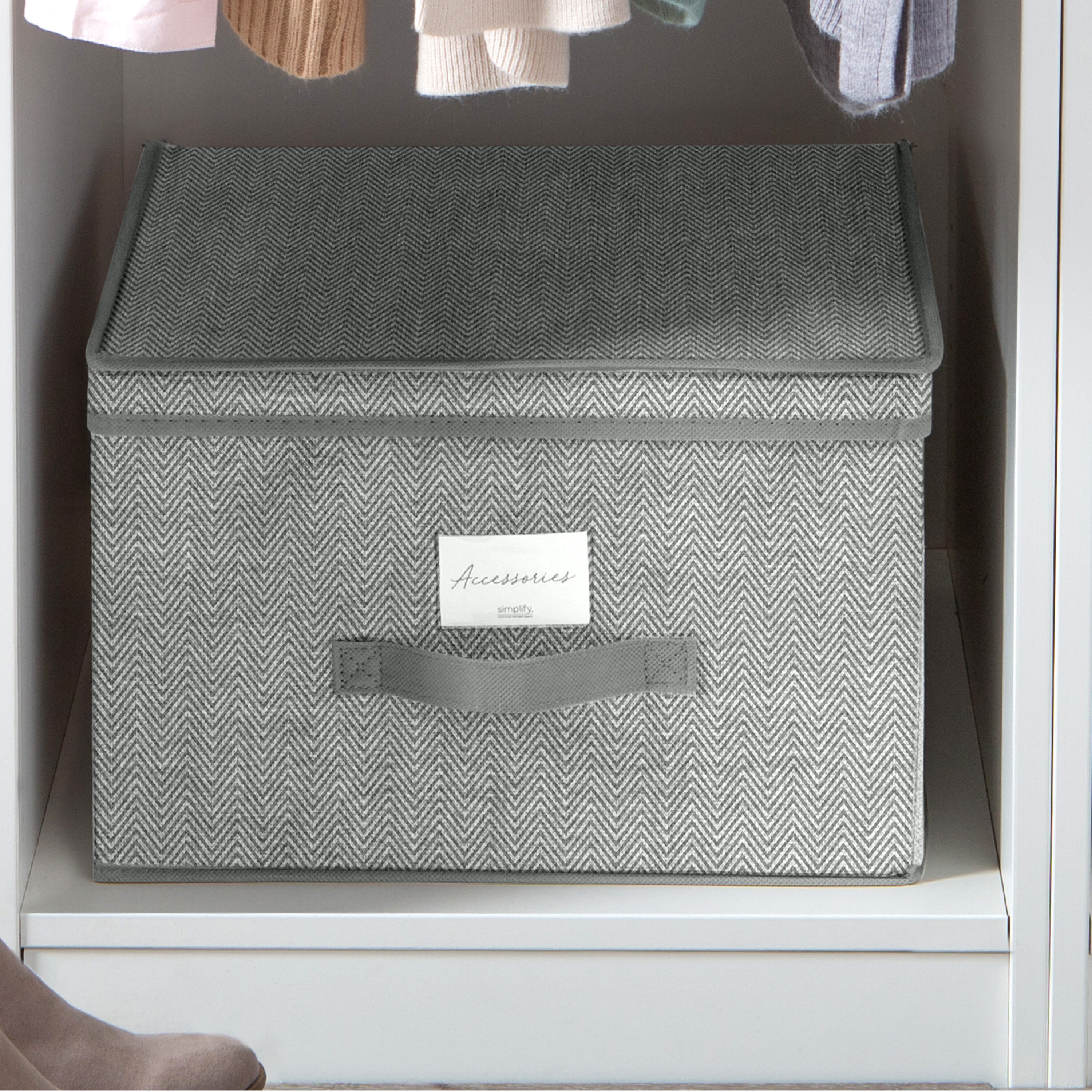 Simplify 26602-GREY Clothing-Storage-Accessories - View #2
