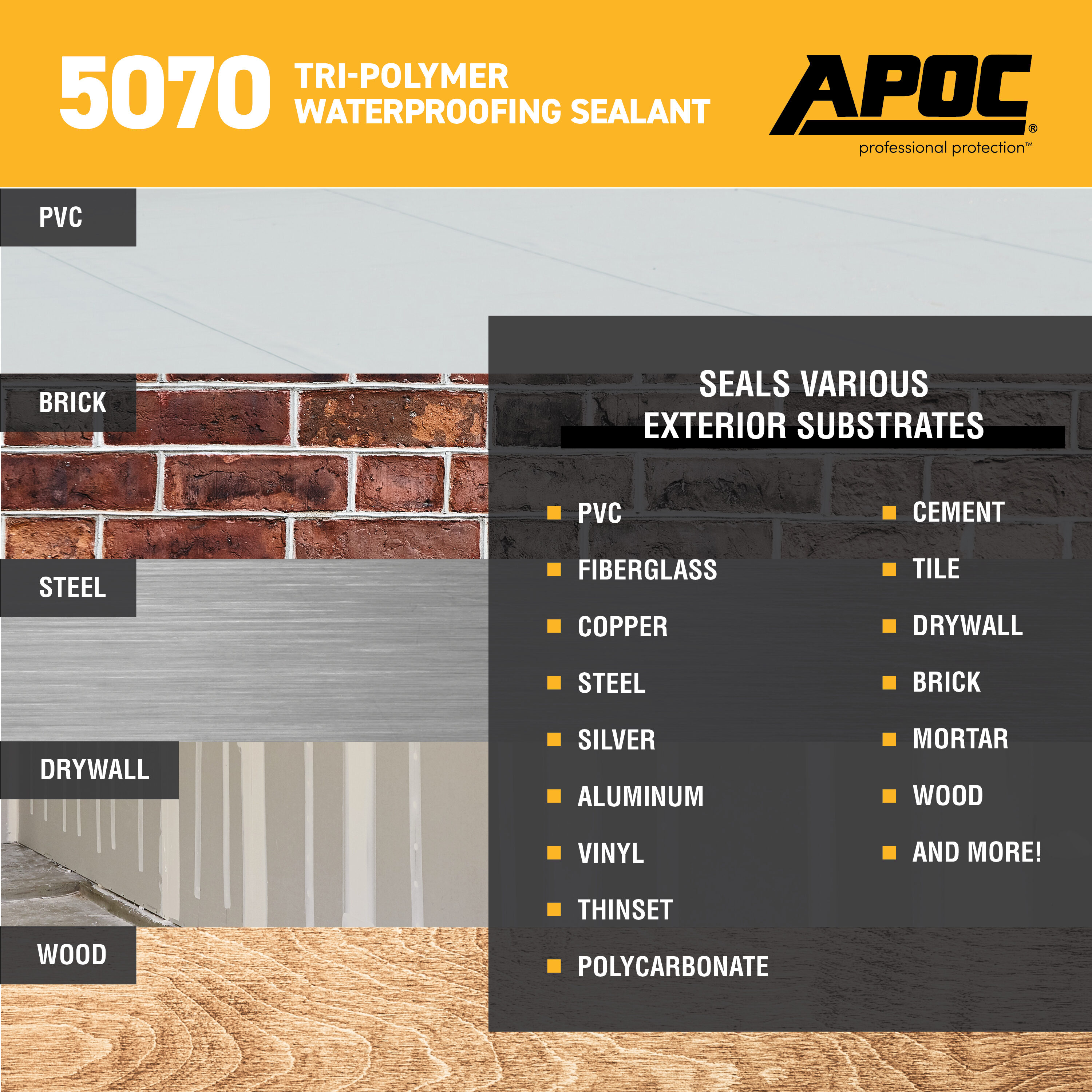 APOC AP-5070-0-61 Roof-Sealants - View #6