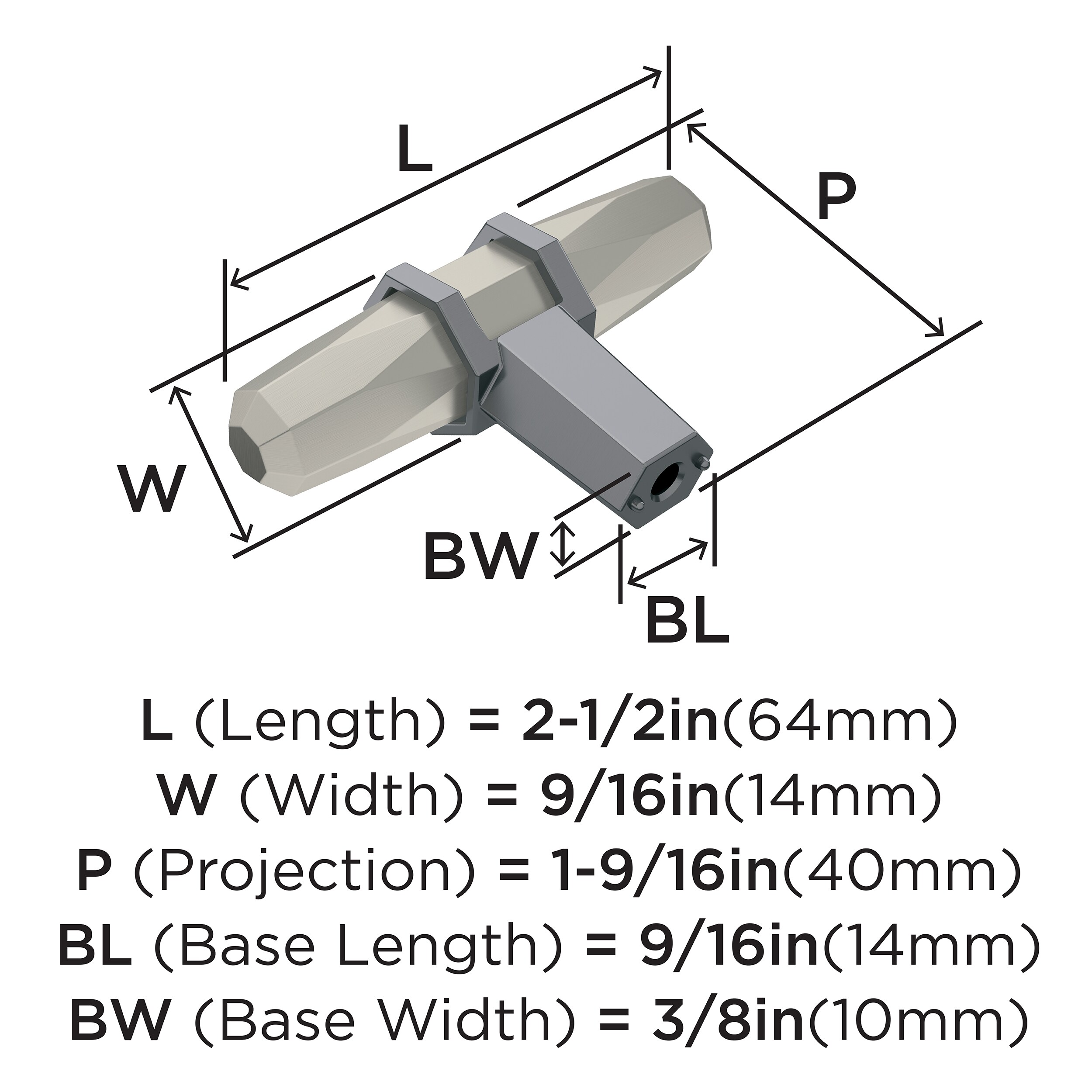 Amerock BP36647G10BCR Cabinet-Knobs - View #4