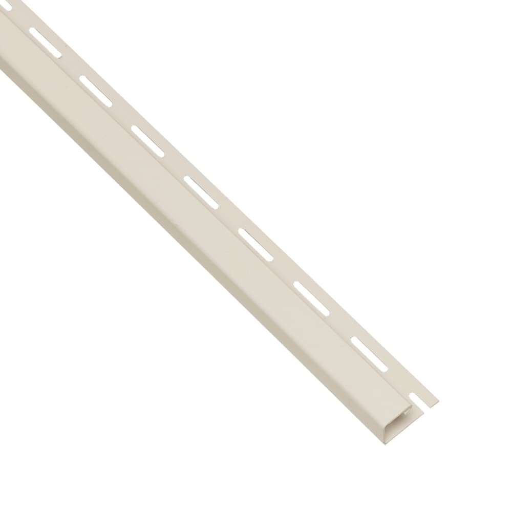 Georgia-Pacific 131795B Pearl J-channel Vinyl Siding Trim 0.625-in x 150.0-in