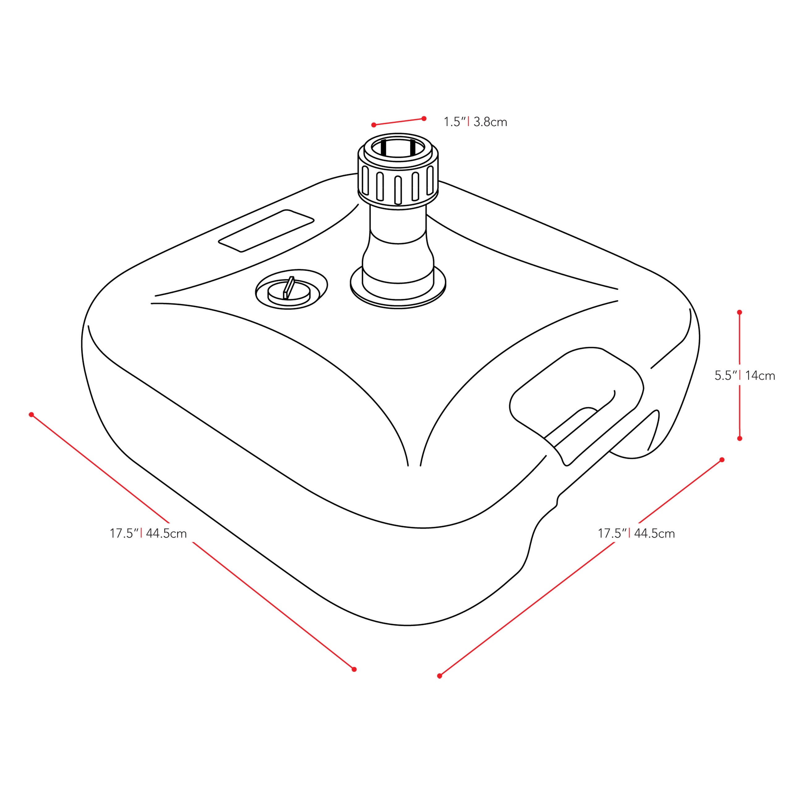CorLiving PPU-901-U Umbrella-Bases - View #3