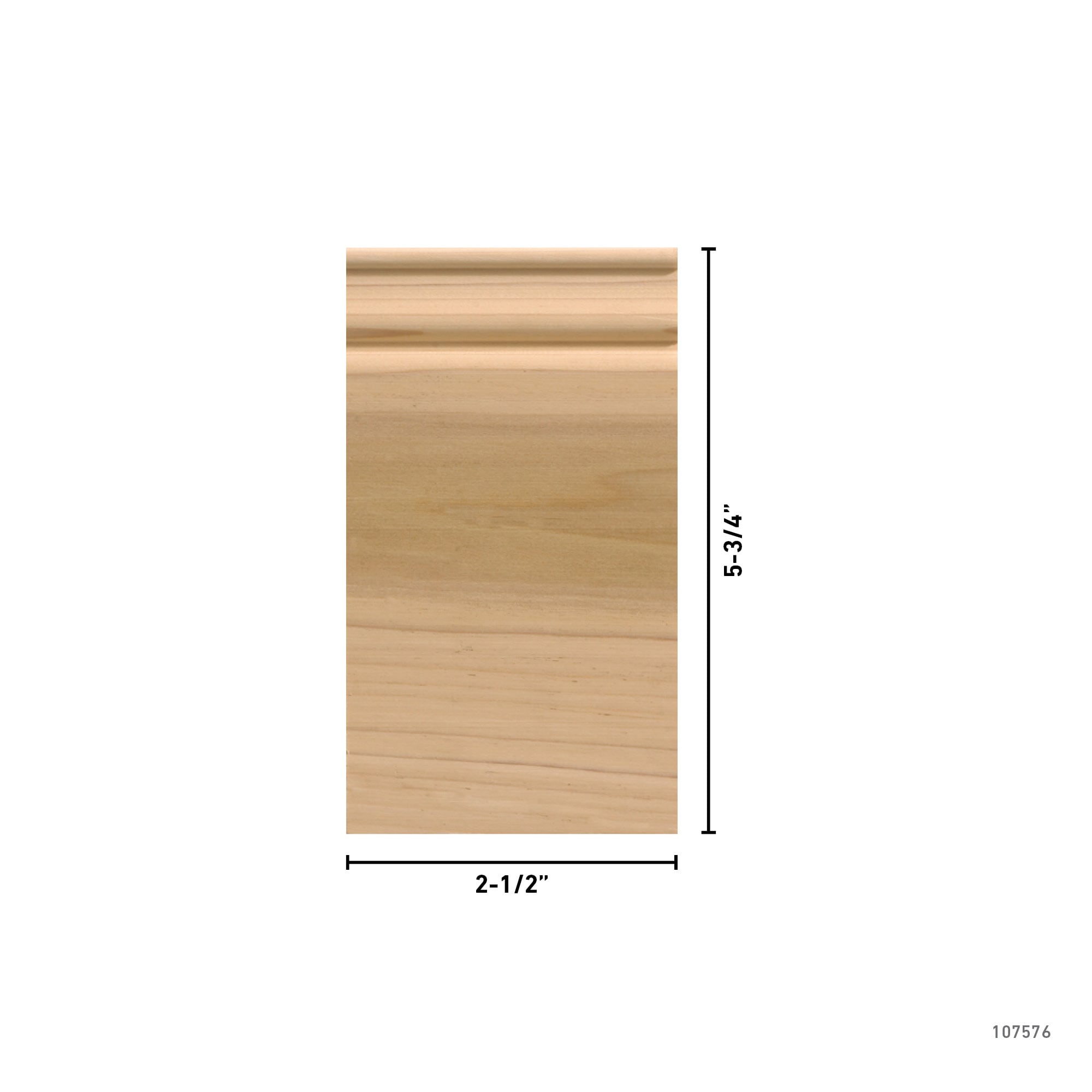 Ornamental Mouldings EV887PBWHW plinths - View #3