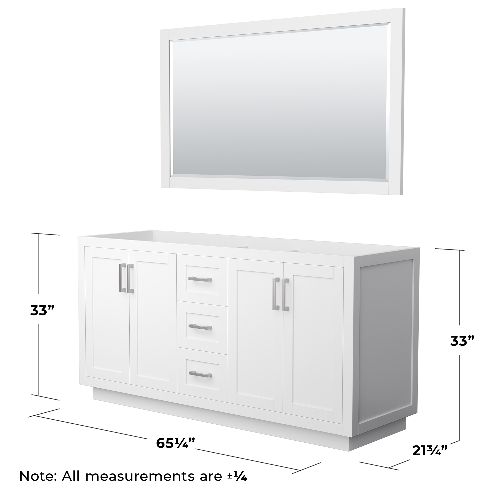 Wyndham Collection WCF292966DWHCXSXXM58 vanities - View #4