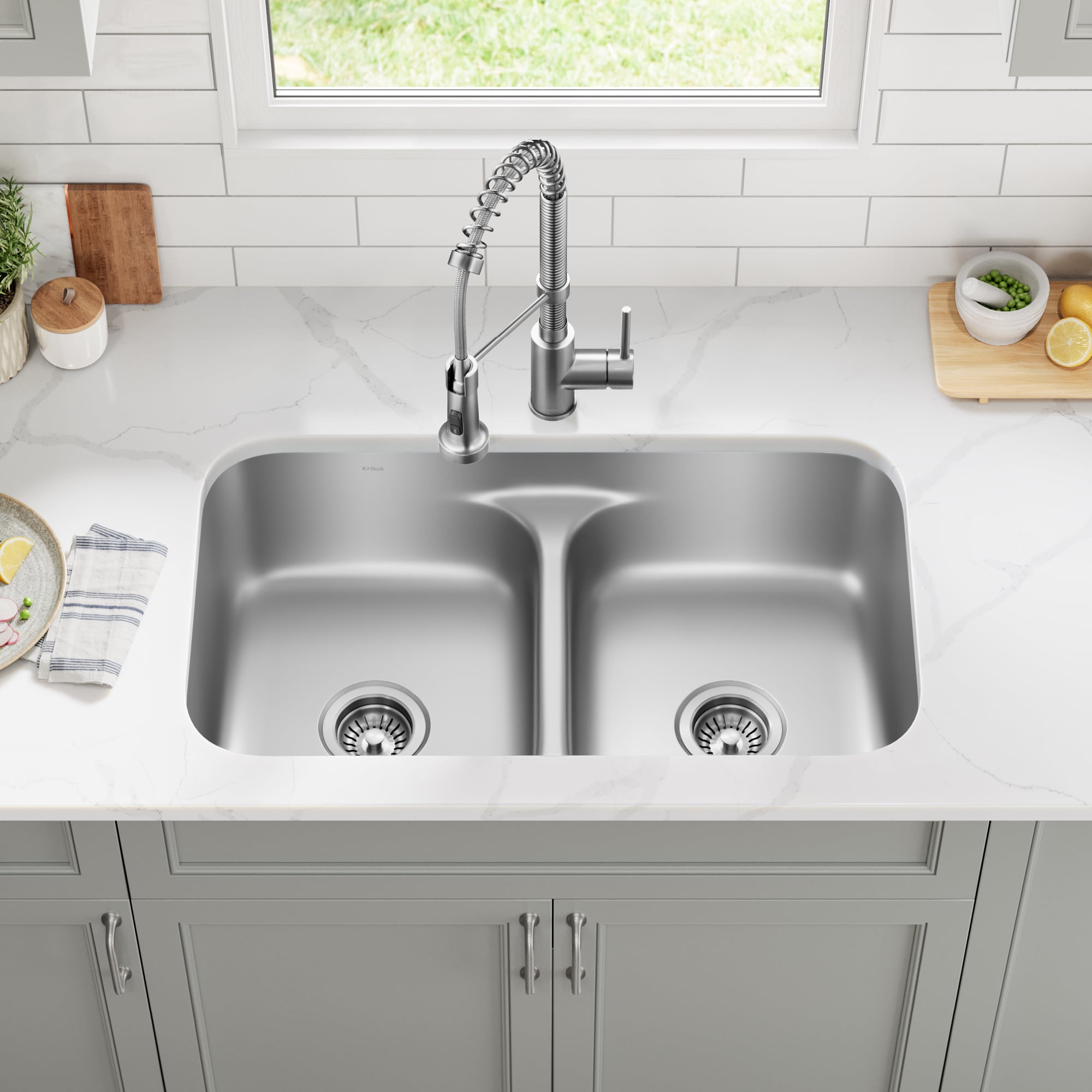 Kraus KCA-1200 Kitchen-Sinks - View #5