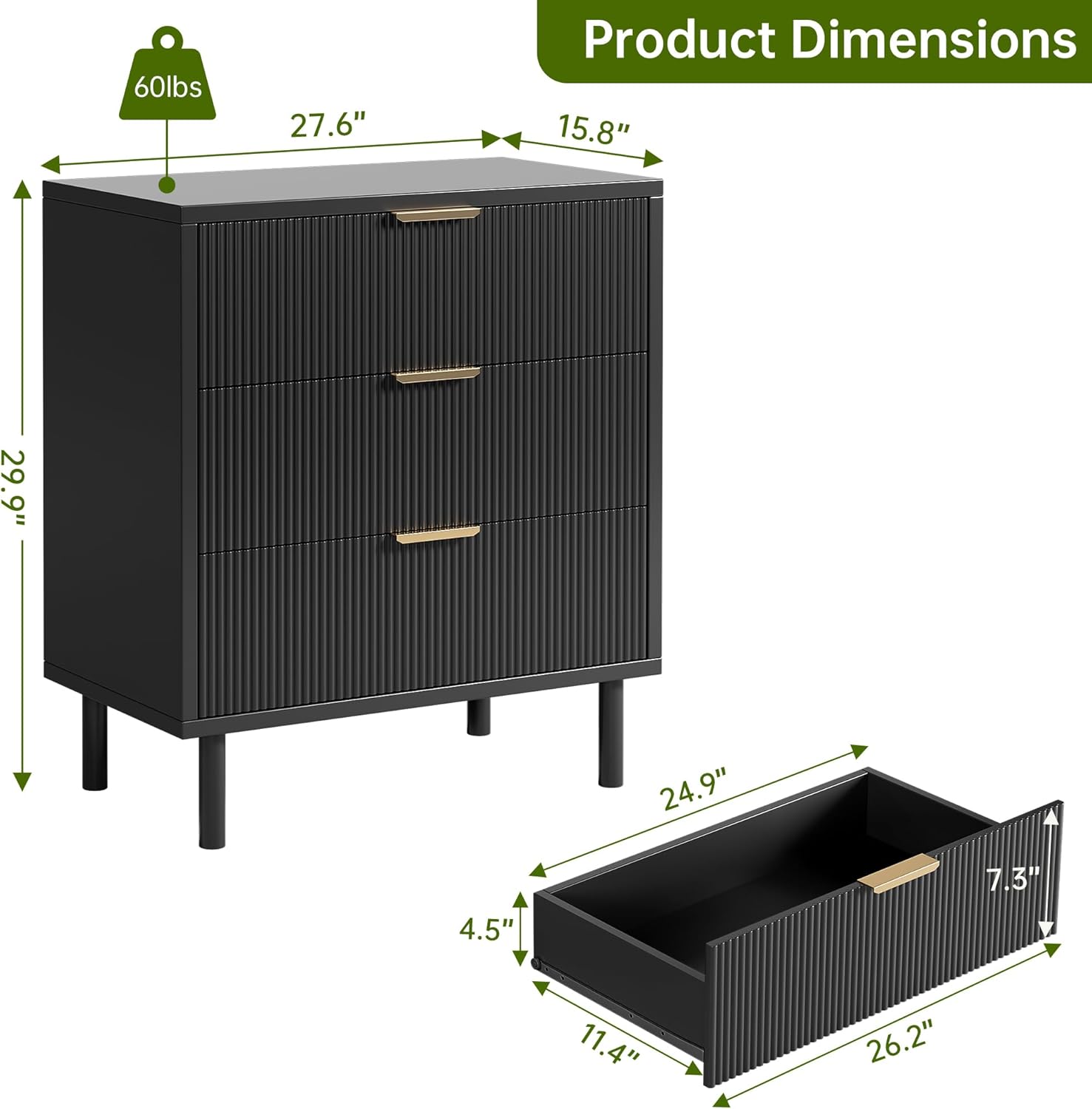 GarveeLife JSS-PHO-33EN26Y3 nightstands - View #5