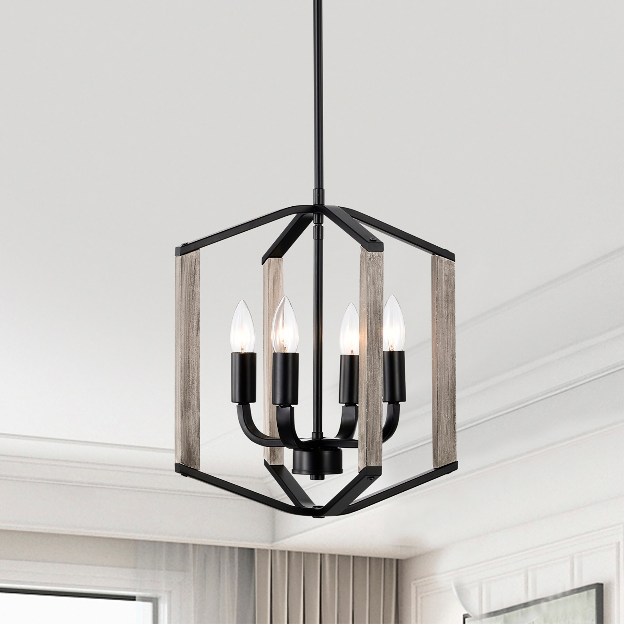 Warehouse of Tiffany GD01-12MW 4 -Light Matte White Modern/contemporary For Use in Bedrooms, Dining Rooms, Foyers, Kitchens, Living Rooms Chandelier