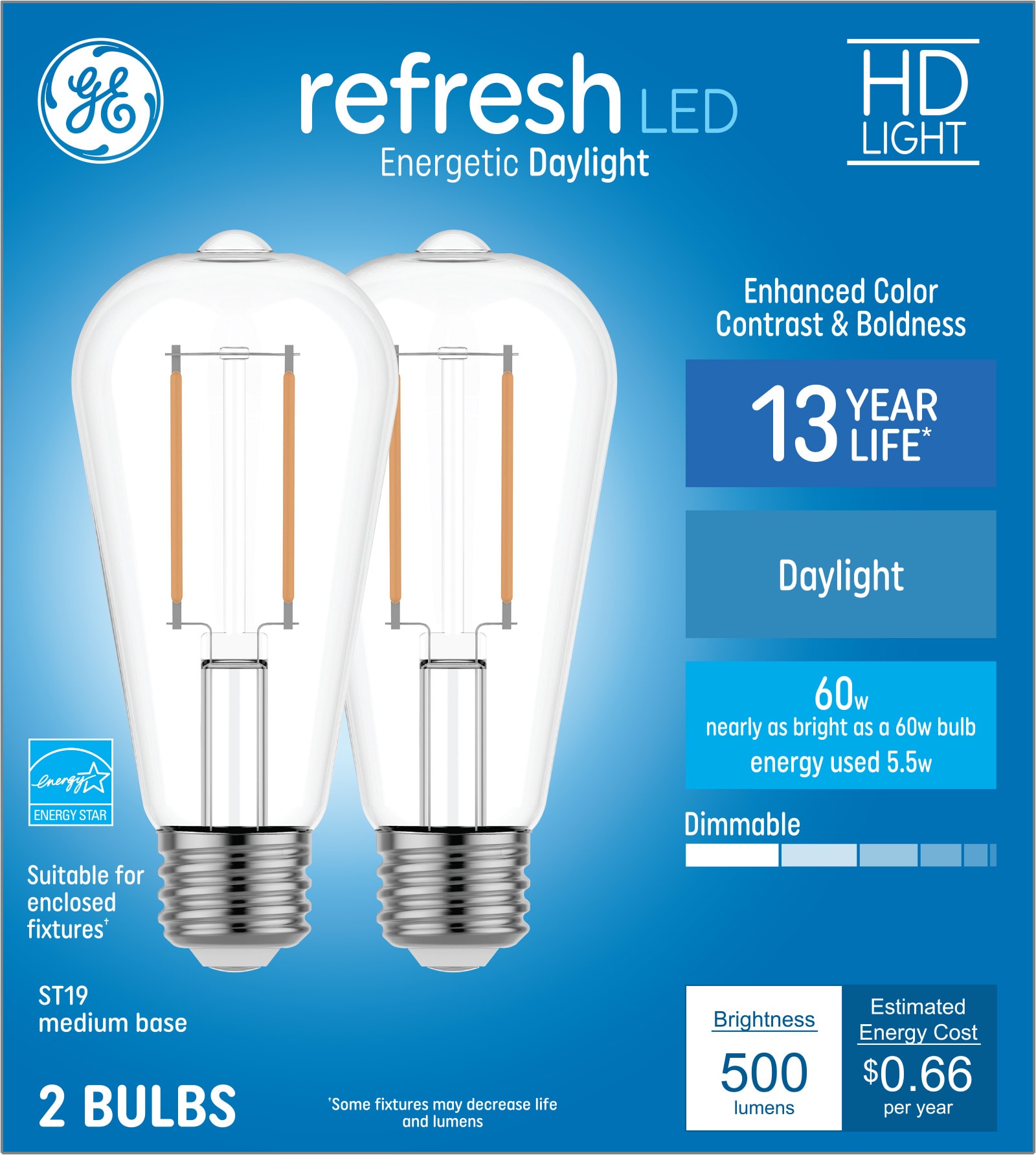4.5W LED A15 Daylight Clear Refrigerator Light Bulb - 1 Pk by GE at Fleet  Farm