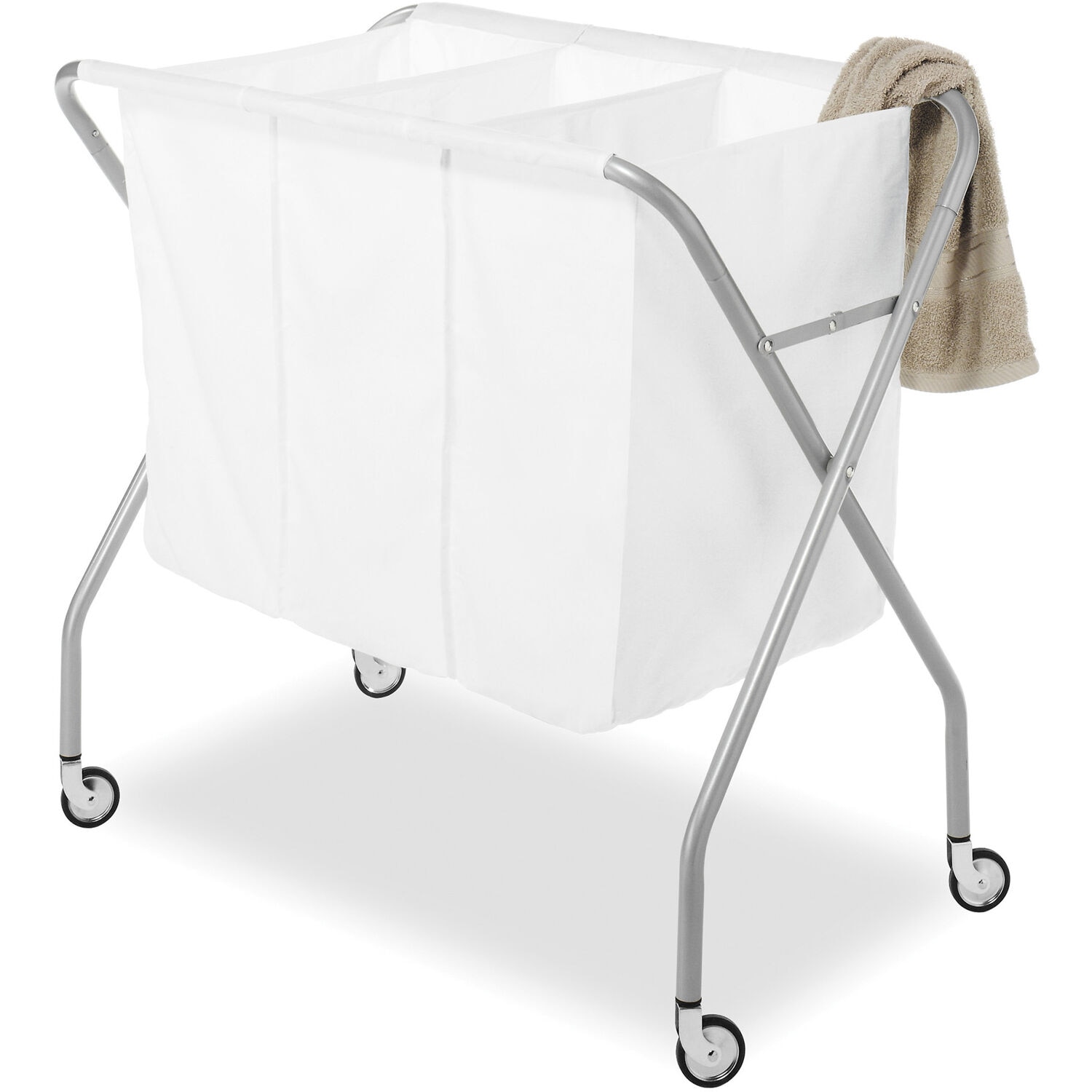 Whitmor 6705-569 Deluxe 3-section Laundry Sorter