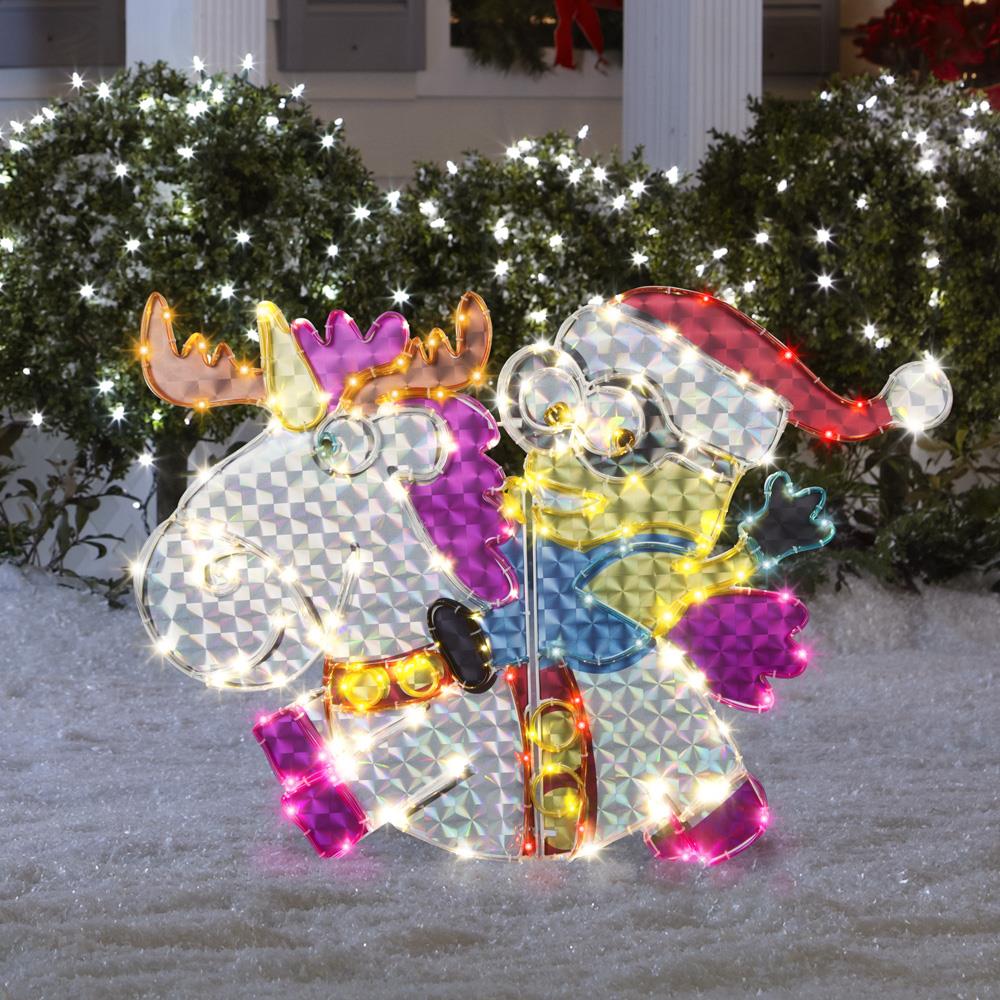 Universal Minion Bob 24.8-in Licensed Light Display with White LED 