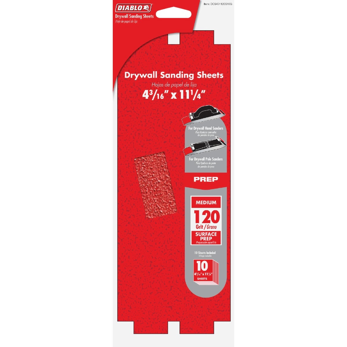 Diablo Freud 120G Drywall Sanding Sheets for Smooth Finishes #4760960