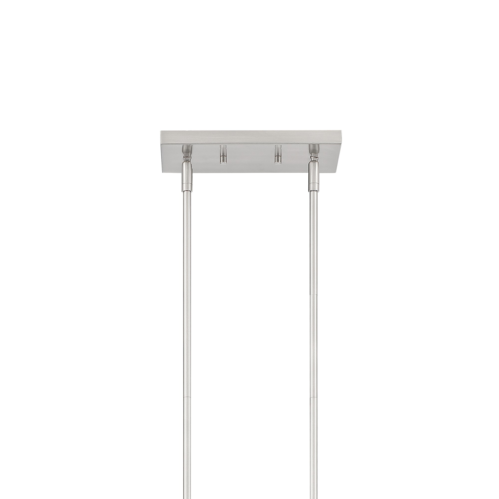 Cedar Lane Brushed Nickel 4-Light Glass Island Pendant