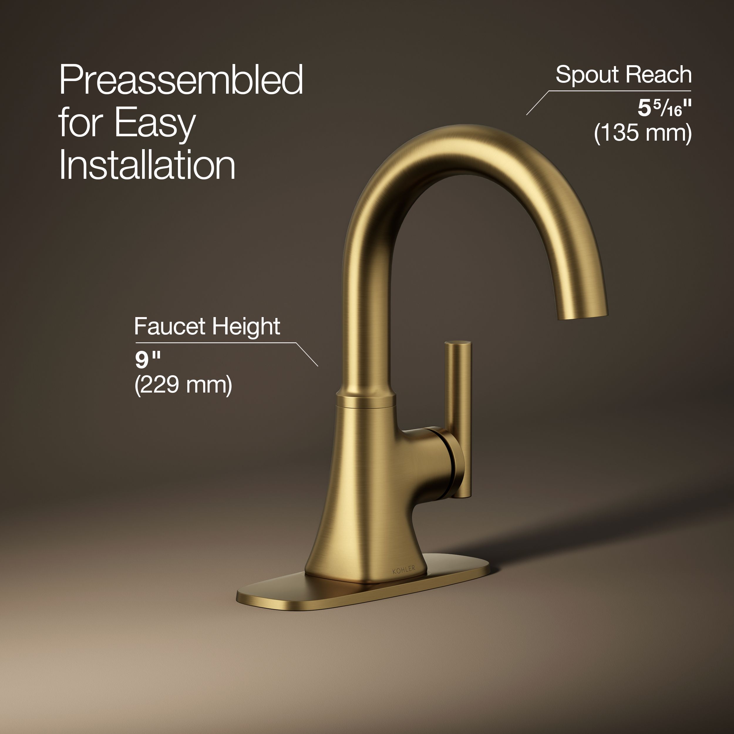 KOHLER REC27952-4D-2MB Lavatory-Faucets - View #4