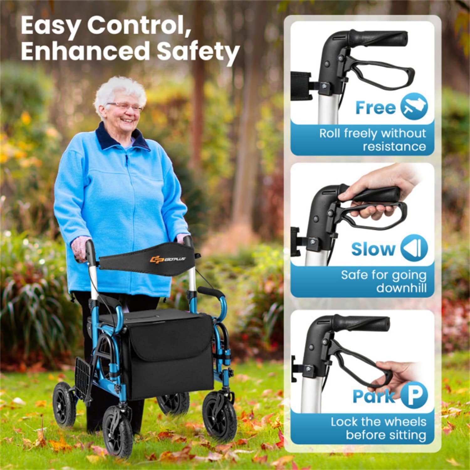 Meibamake 88942428-SYCFM001 Walkers-Wheelchairs-Rollators - View #5