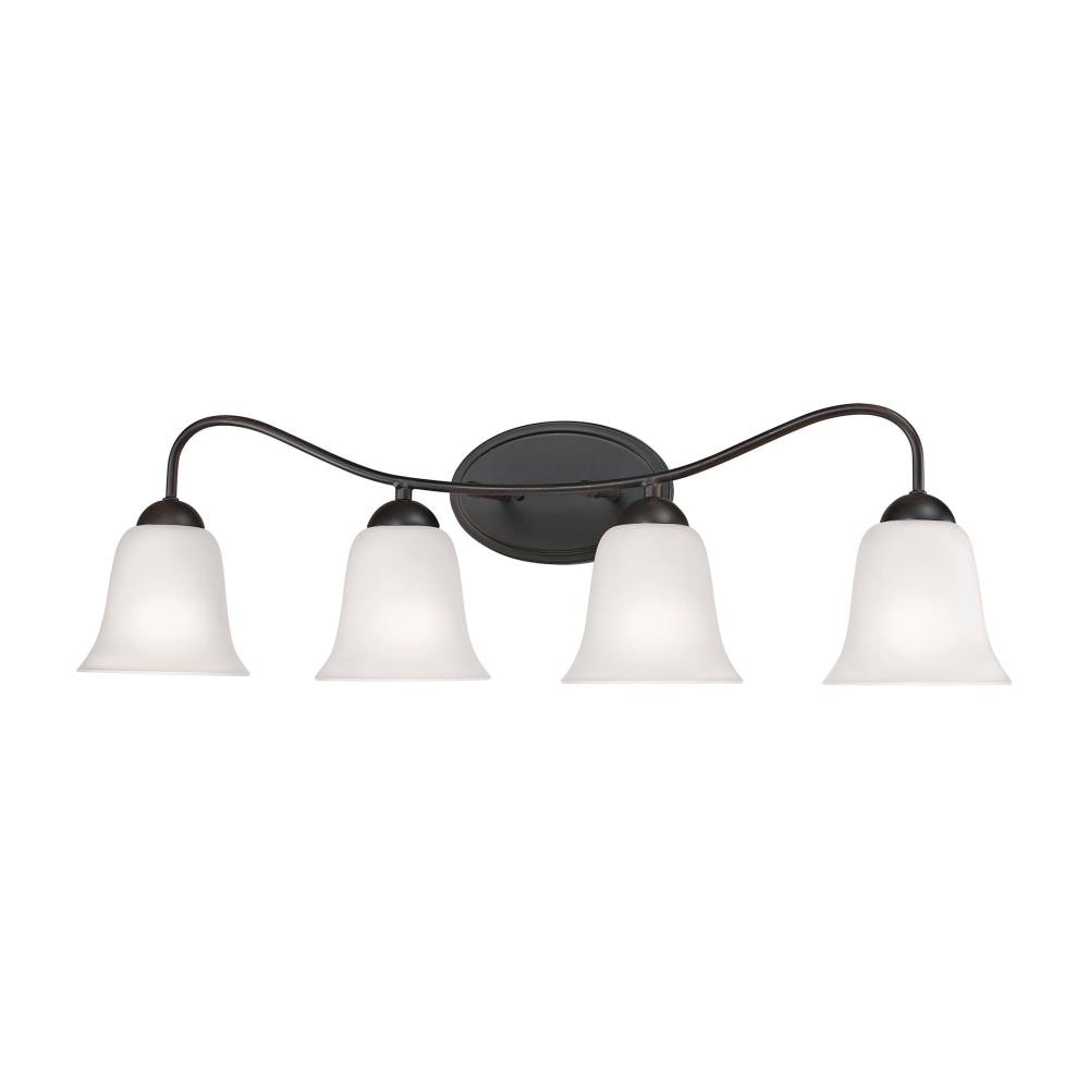Thomas Lighting 1254BB/10 Conway 32-in 4 -Light Oil-rubbed Brown Transitional Vanity light