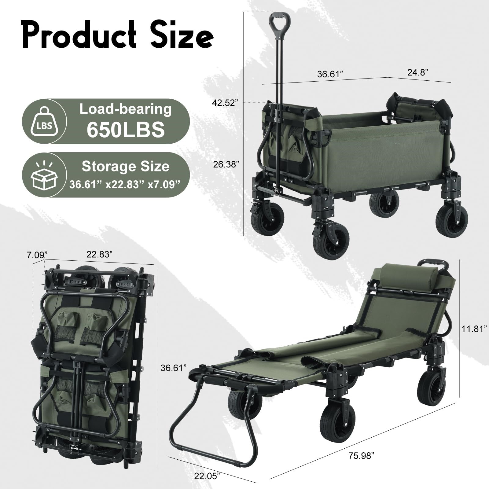 GarveeLife CLJ-HWEUB3LIG5R3YC Yard-Carts - View #2