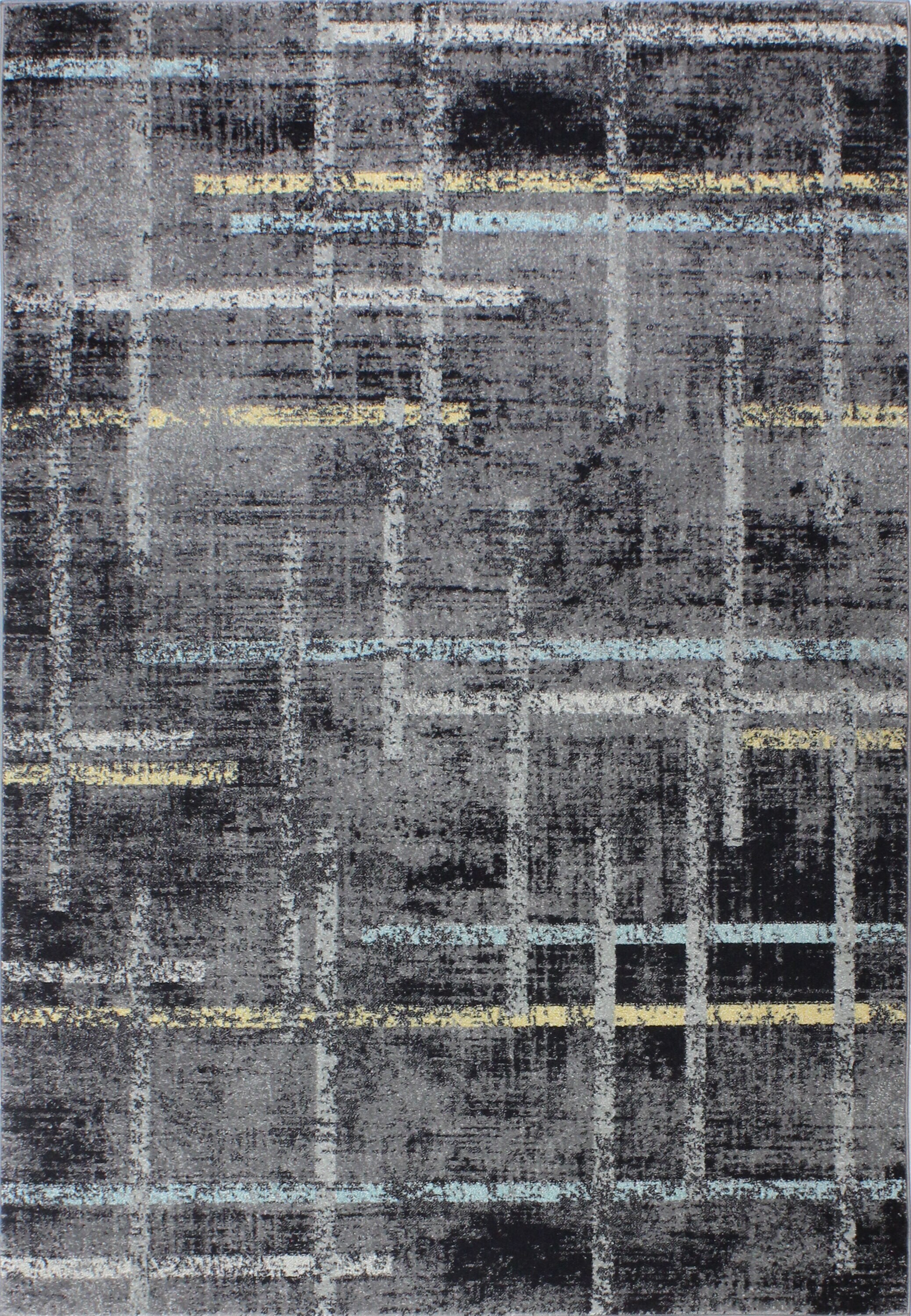 Bashian 649652251738 5 X 8 (ft) Grey Indoor Abstract Oriental Area Rug