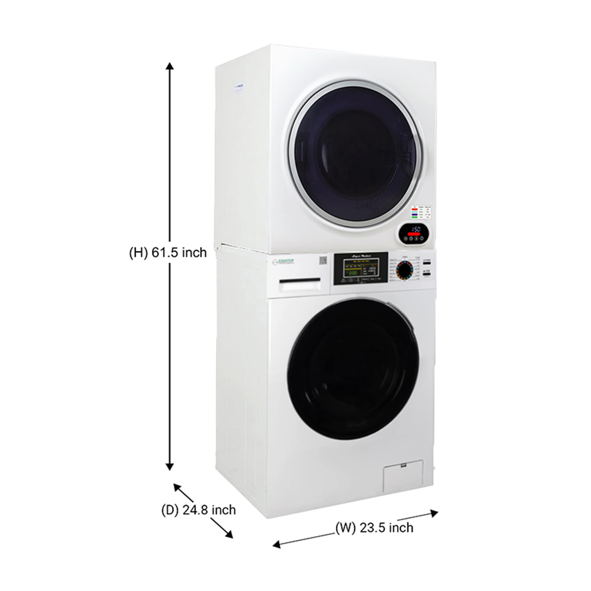 Equator Advanced Appliances EW 835 + ED 852 Combo-Washer-And-Dryer - View #4