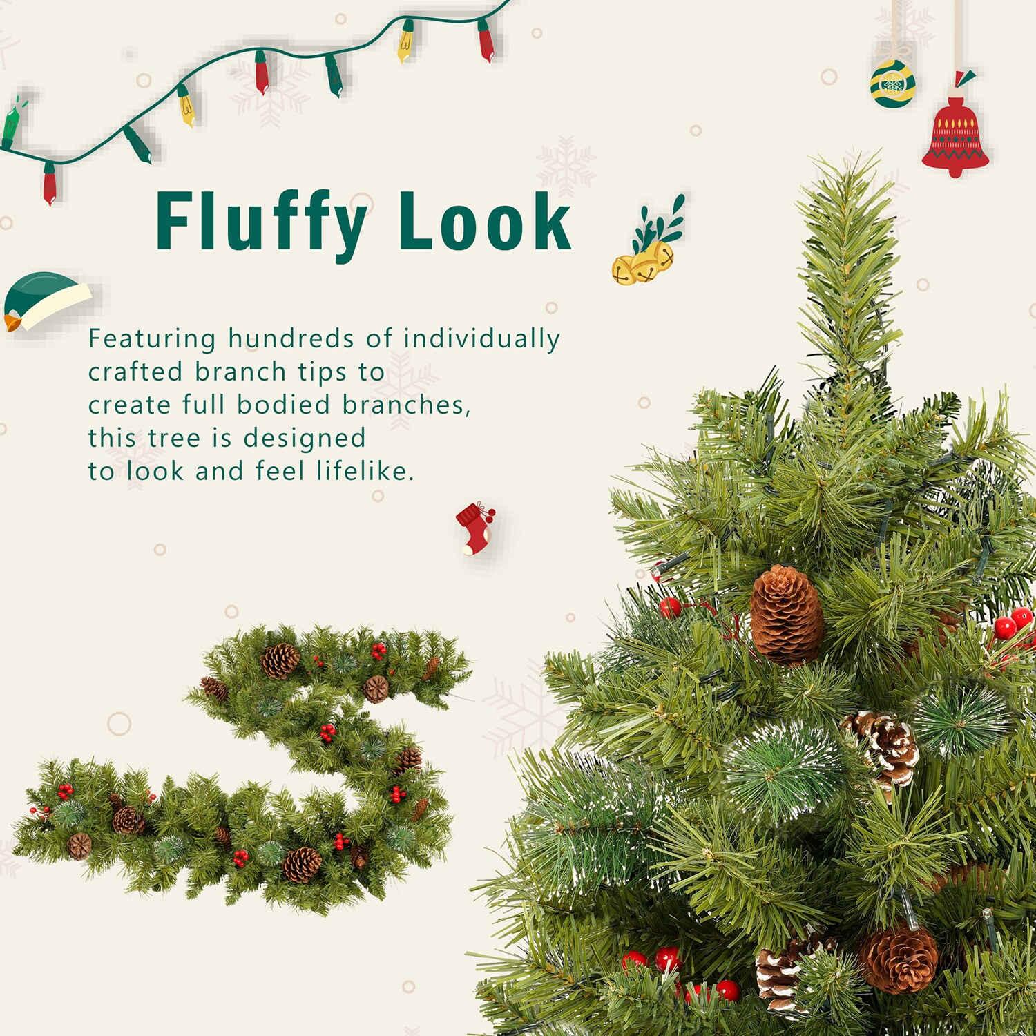 Bybafun YA7200005 Artificial-Christmas-Trees - View #10