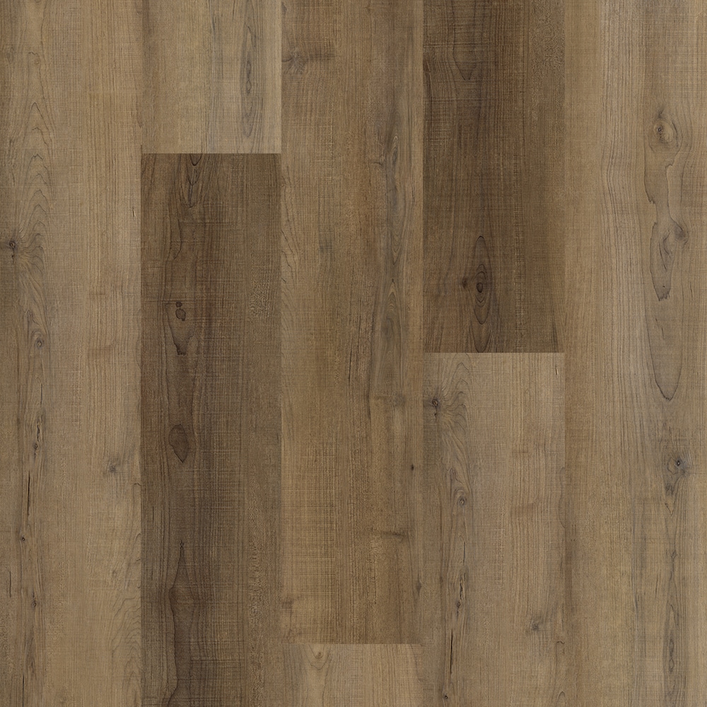 STAINMASTER Rivermount Oak 22-mil x 9-in W x 48-in L Waterproof Luxury Vinyl Plank Flooring ( 21.31-sq ft Per Carton )