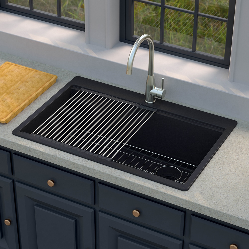 allen + roth TRIN100XLDM13 Kitchen-Sinks - View #8