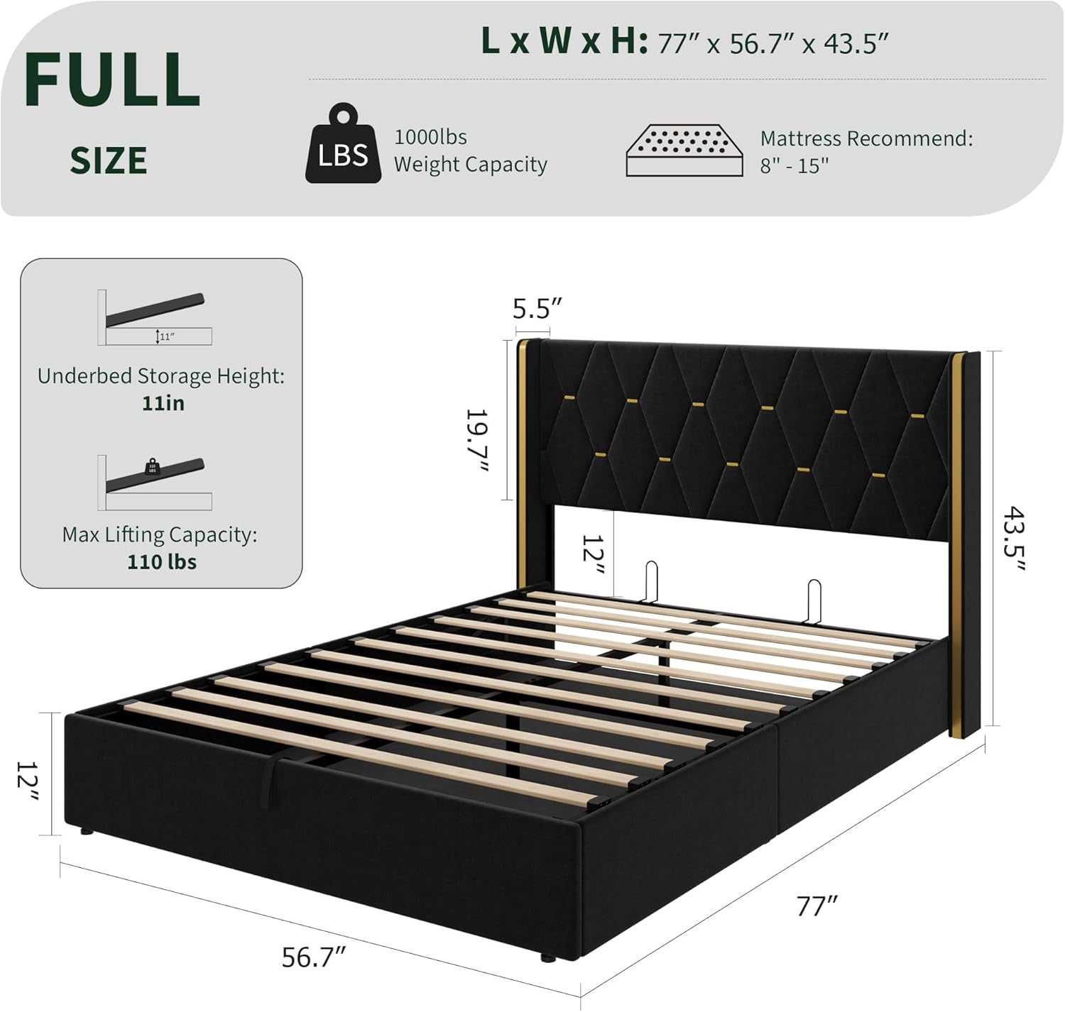 GAOMON MUWSBLT5RQNF47J7 beds - View #2