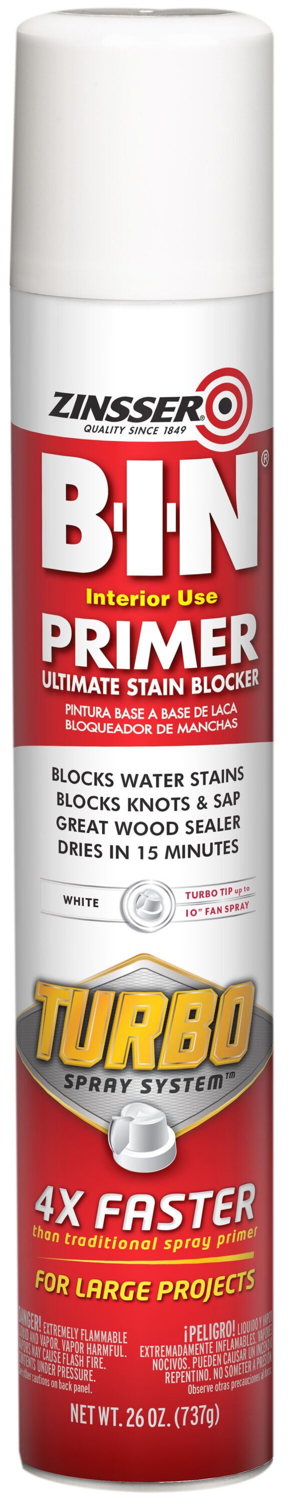 Zinsser 01008 13 oz. B-I-N Primer Sealer Spray