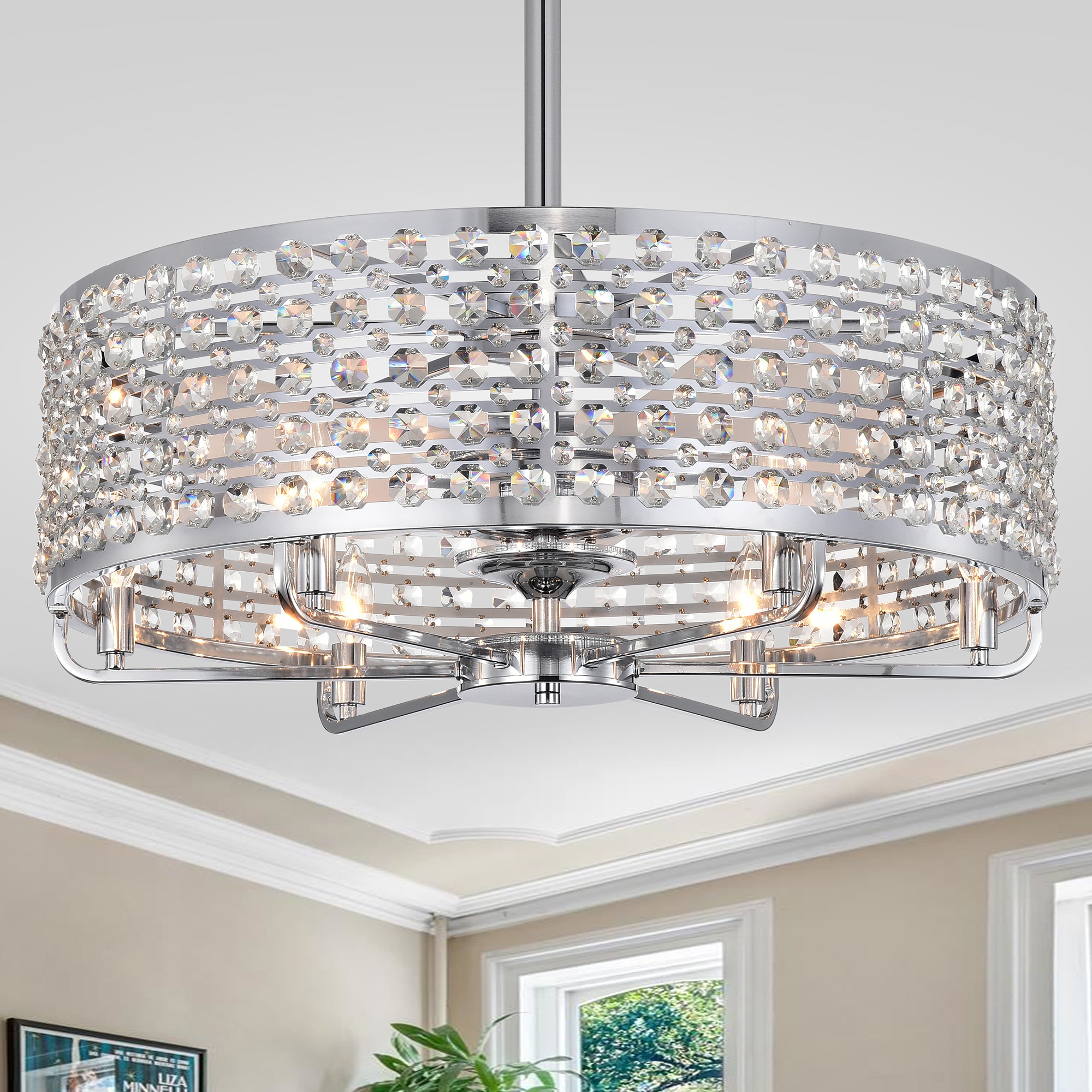 Home Accessories Inc CFL-8485CH Ceiling-Fans - View #3