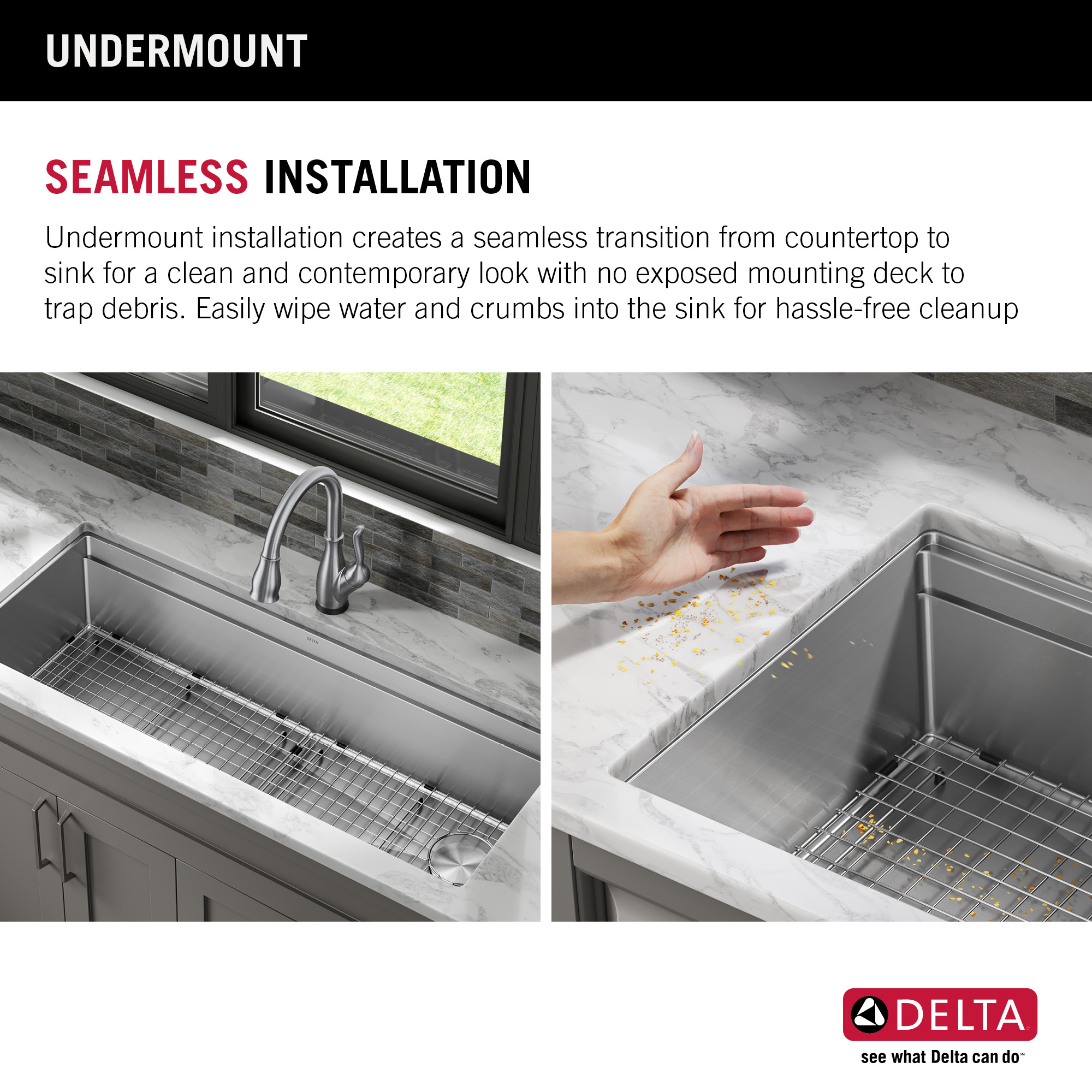 Delta Lorelai Undermount 45 In X 19 In Stainless Steel Single Bowl