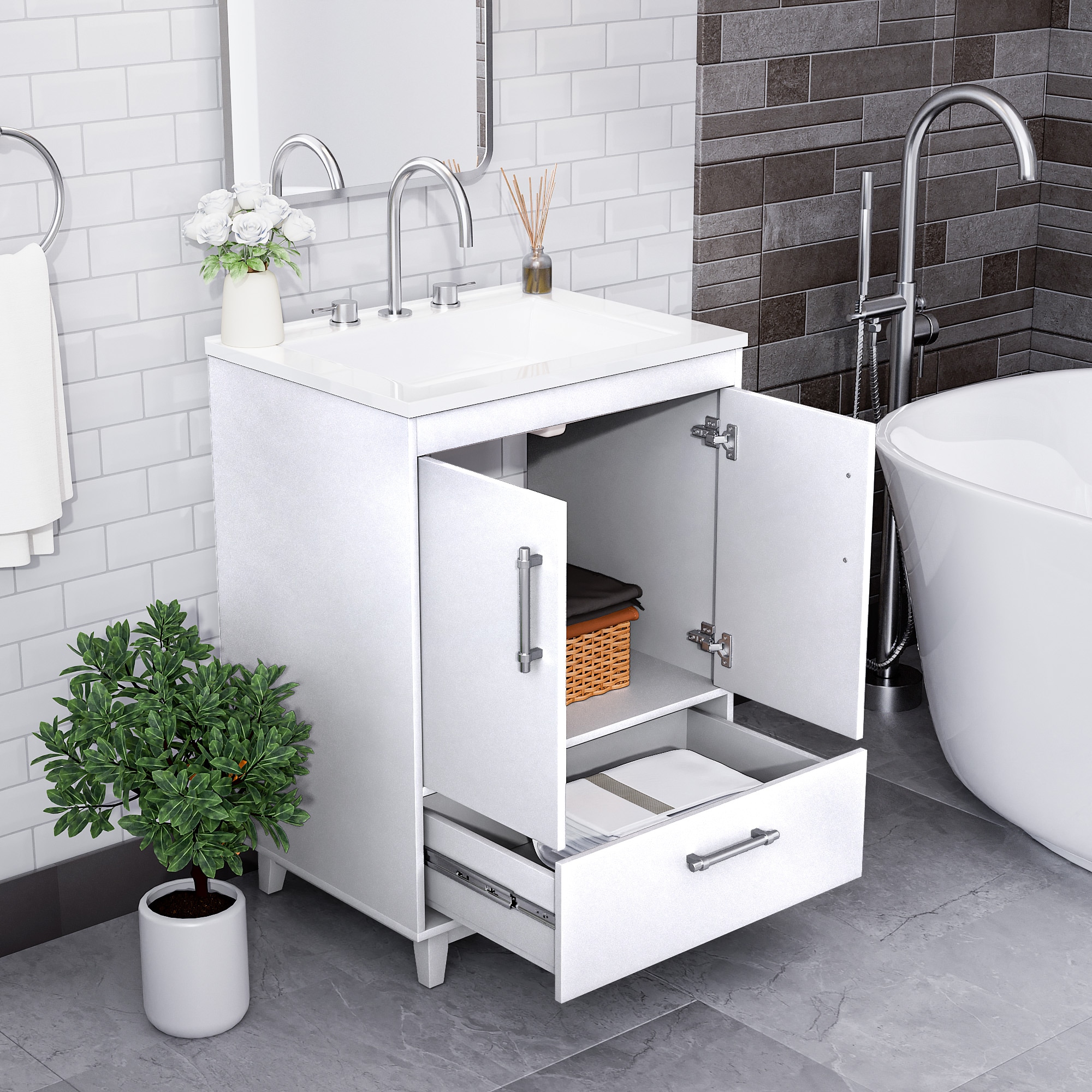 JEAREY HDBY-BE Bath-Vanity-Combo - View #5